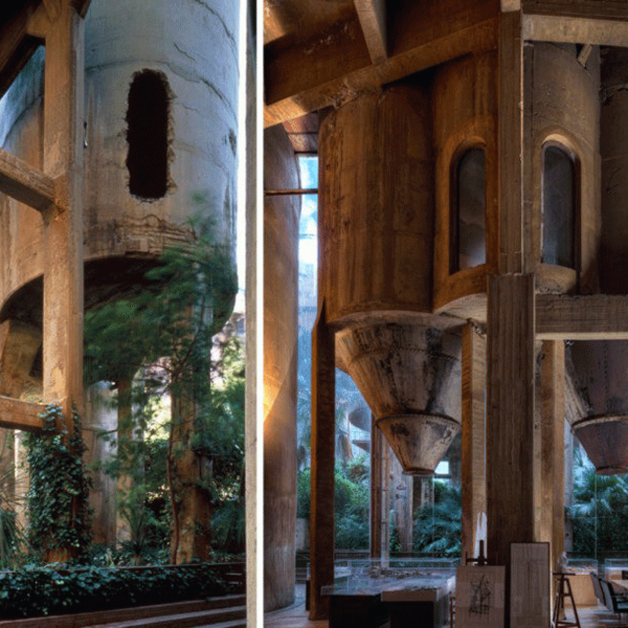 Das rohe Innere der einstigen Fabrik. (Bild: Ricardo Bofill)