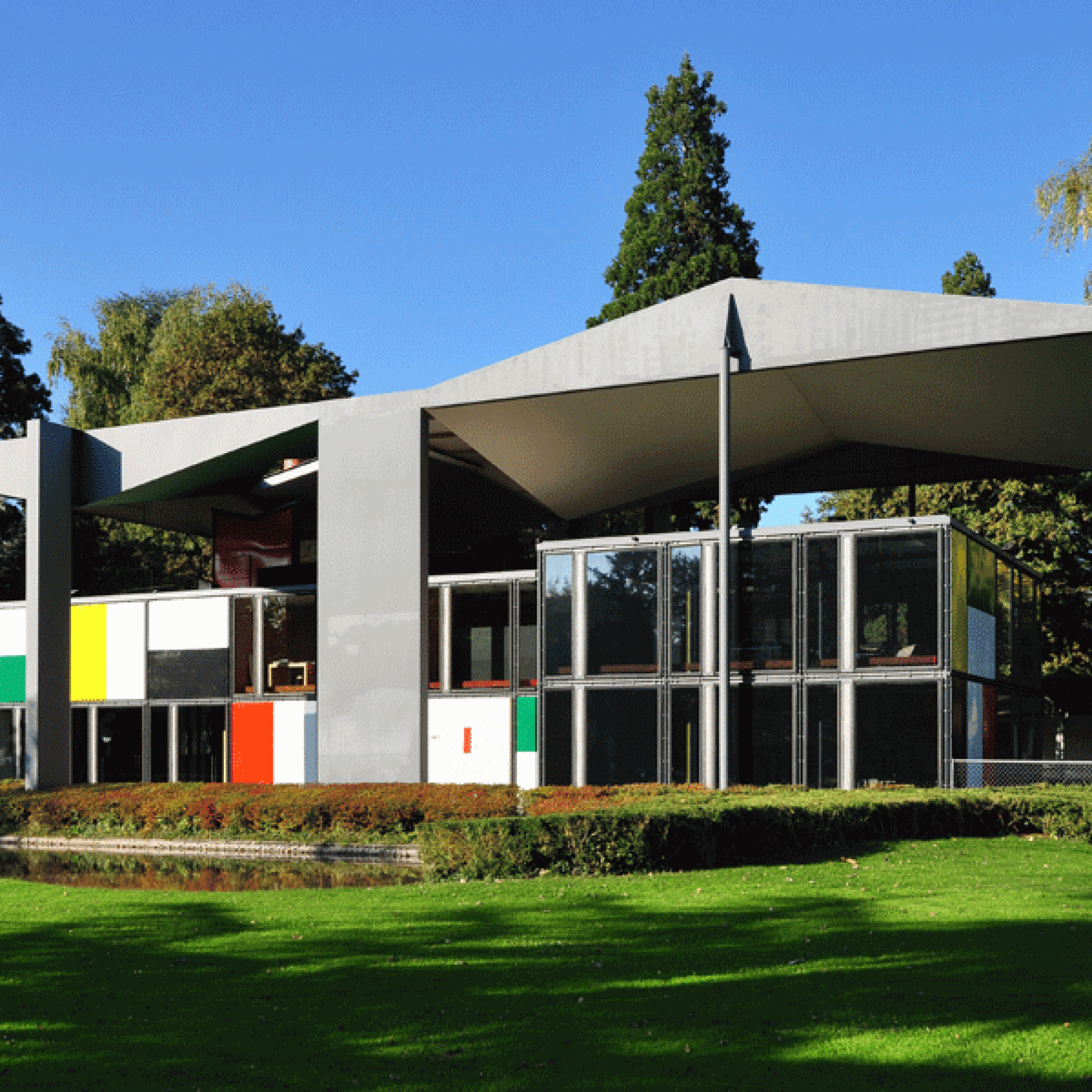 Sein letztes Bauwerk für Heidi Weber, der Pavillon Le Corbusier im Zürcher Seefeldquartier.  (Bild: Roland zh wikimedia CC BY-SA 3.0)