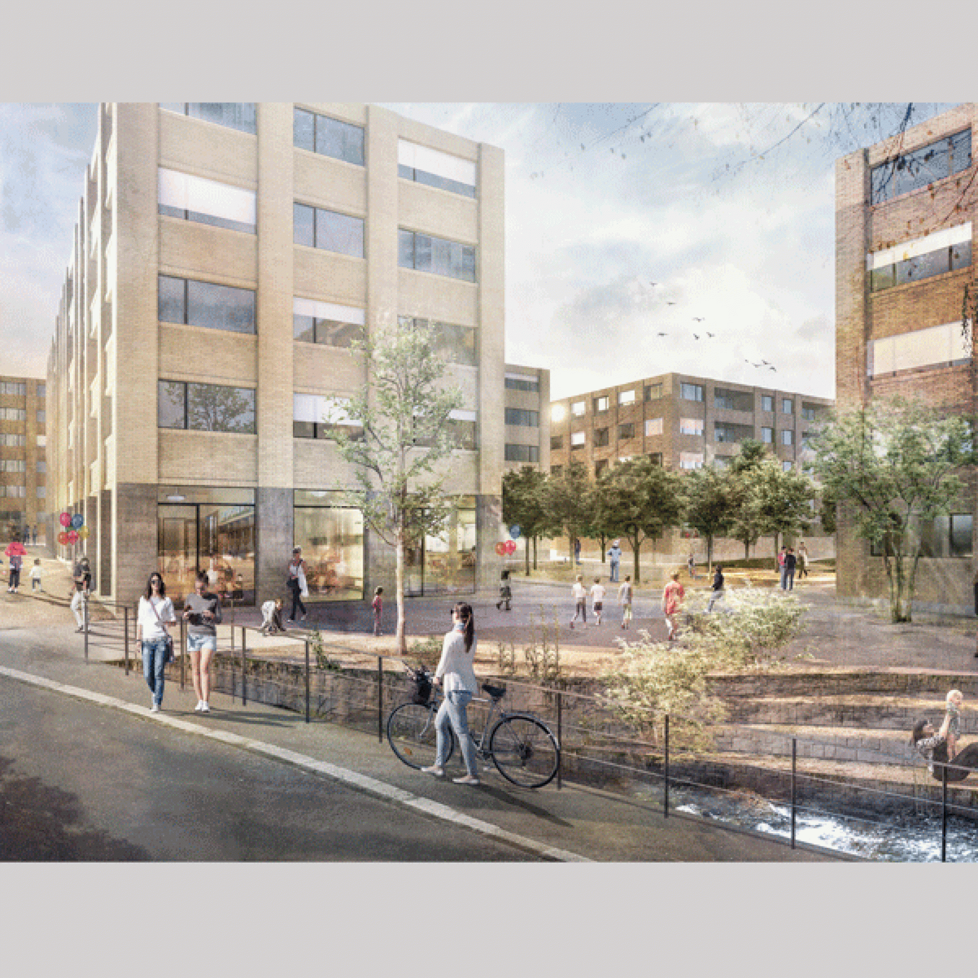 Das Siegerprojekt von Aebi & Vincent für die neue Wohnüberbauung im Könizer Ortsteil Liebefeld. (Bilder zvg)