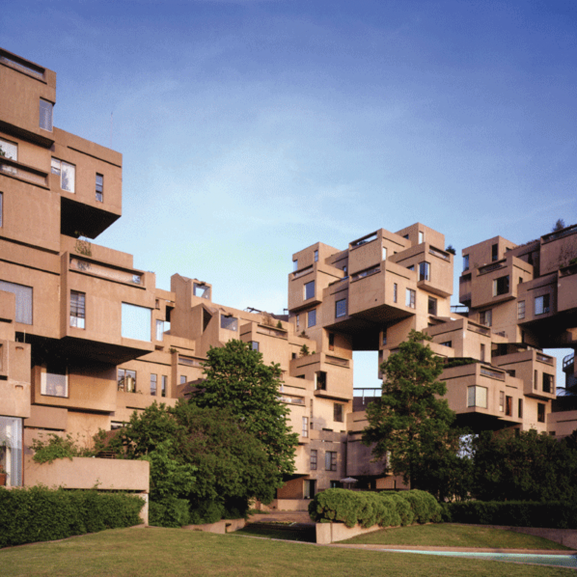 Ein Gebirge aus 354 Wohneinheiten: "Habitat 67". (Tomthy Hursley)