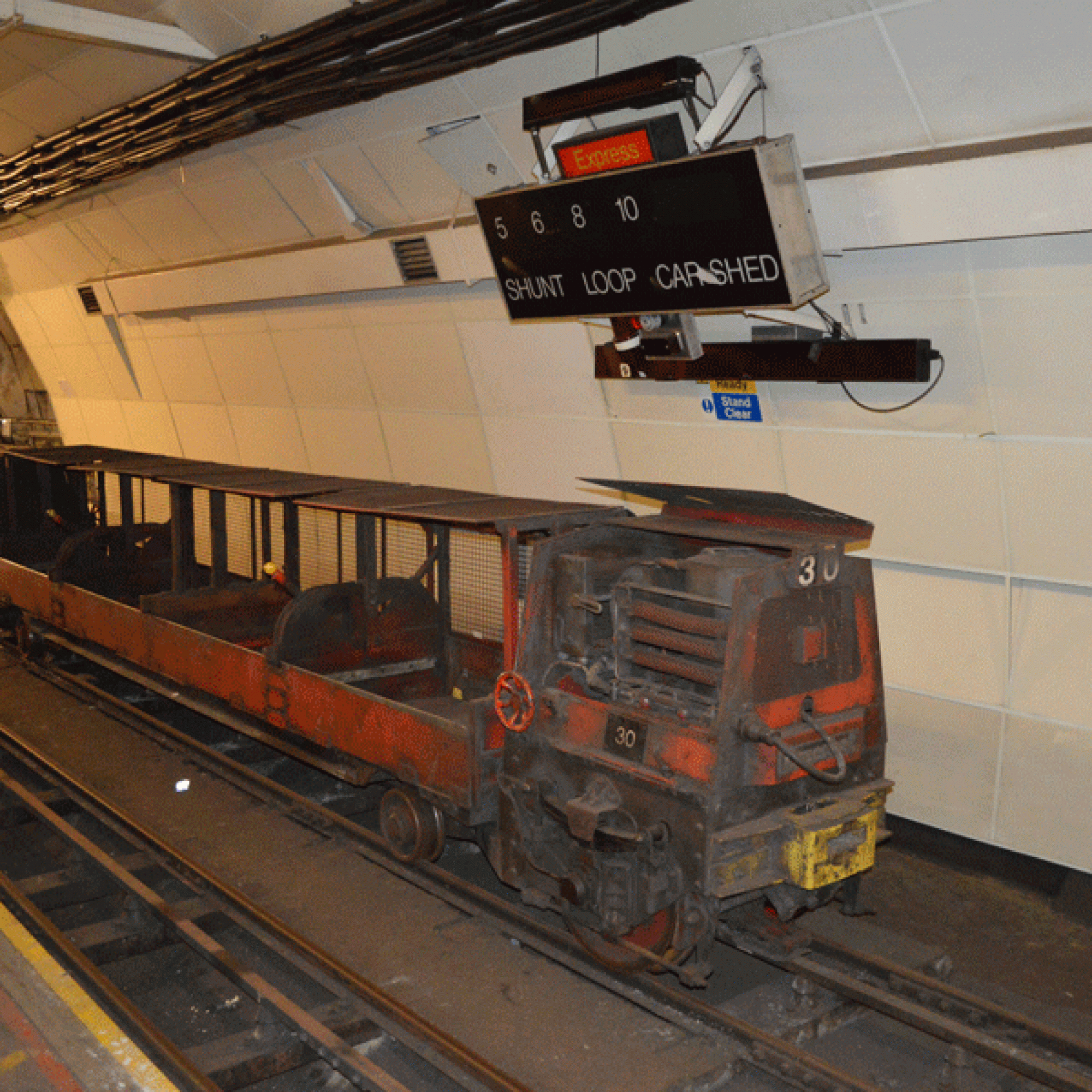 Älteres Modell der «London Post Office Railway». (Bild: Matt Brown wikimedia CC BY 2.0) 