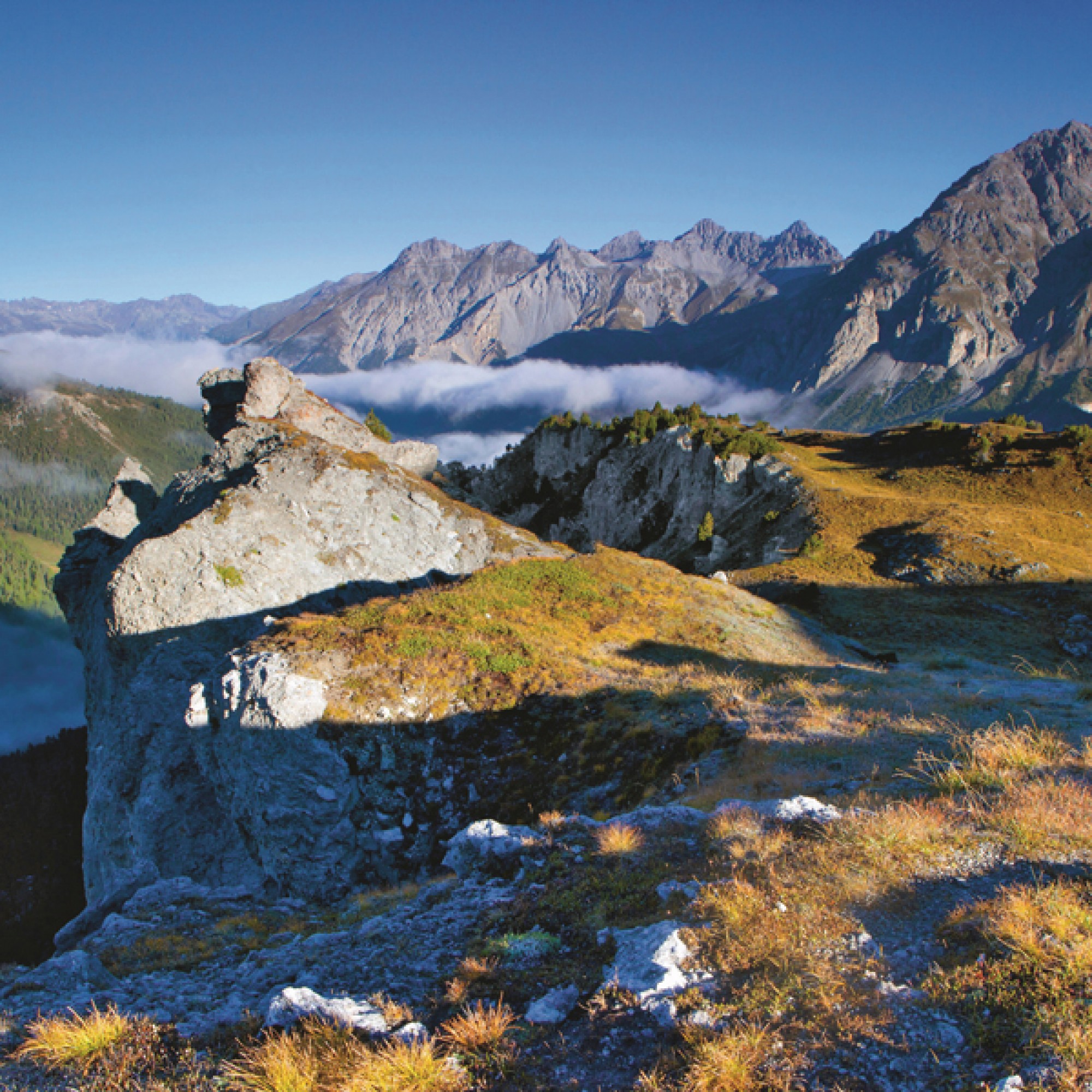 Panorama im Schweizerischen Nationalpark (Bild: Schweiz Tourismus, Bafu)