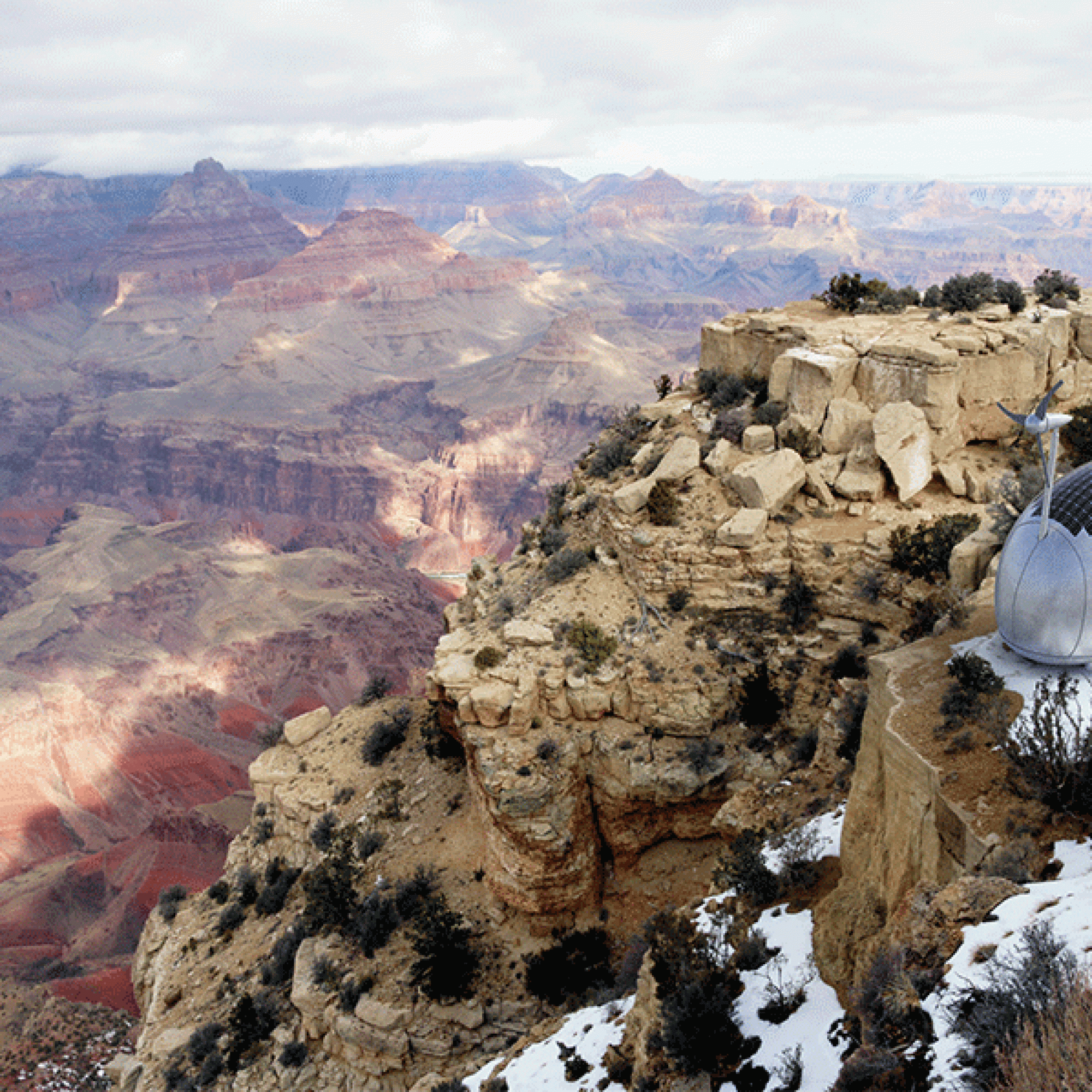 ... im Grand Canyon... (Ecocapsule)