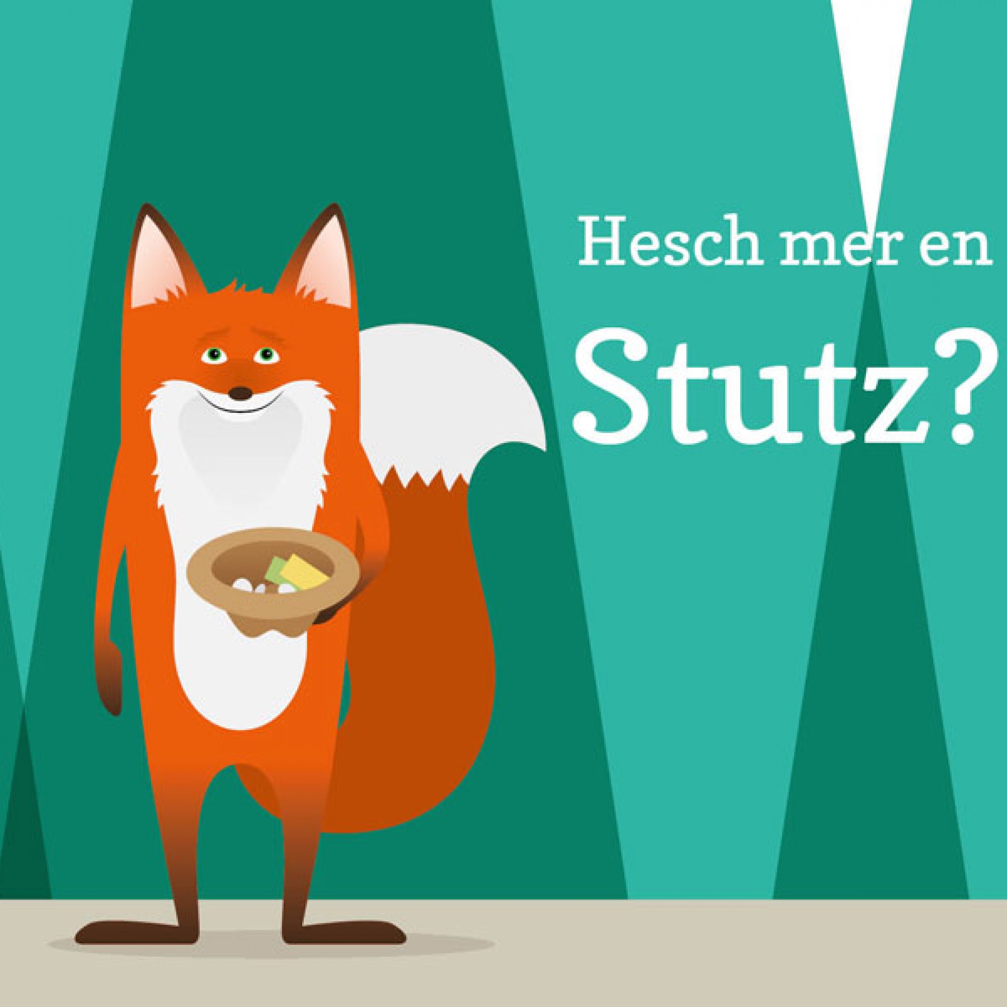 Sammelfuchs Lucky, der Botschafter der Crowdfunding-Kampagne des Tierparks Goldau. (Bild zvg)