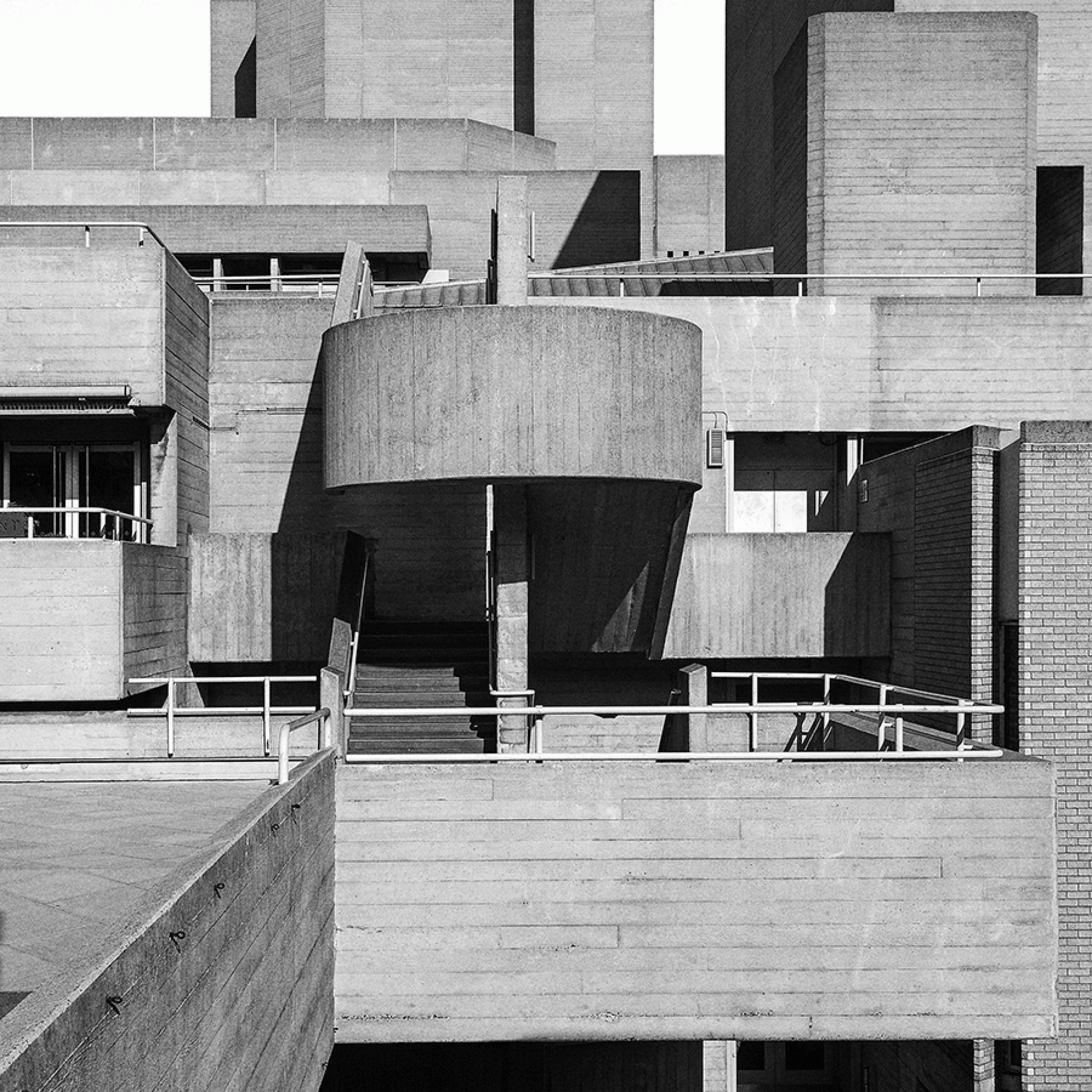 Am National Theatre in London scheiden sich die Geister: für die eine hässliche Ansammlung von Betonklötzen, für andere eine Architekturikon. (Simon Phipps / Museum im Bellpark)(Simon Phipps / Museum im Bellpark)