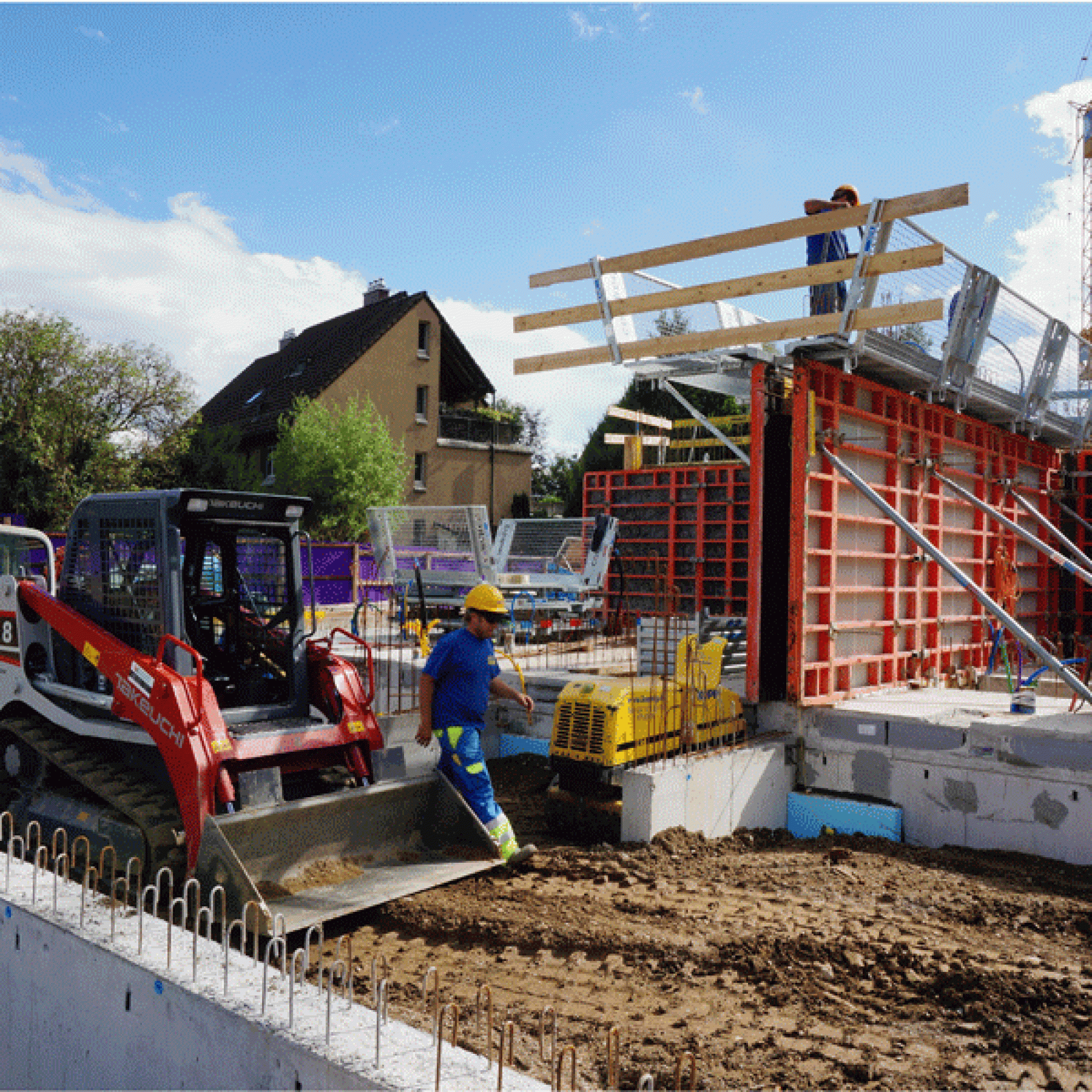 Wie soll der Bau von bezahlbaren Wohnungen gefördert werden? (Symbolbild von Gabriel Diezi: Baustelle in Bremgarten bei Bern)