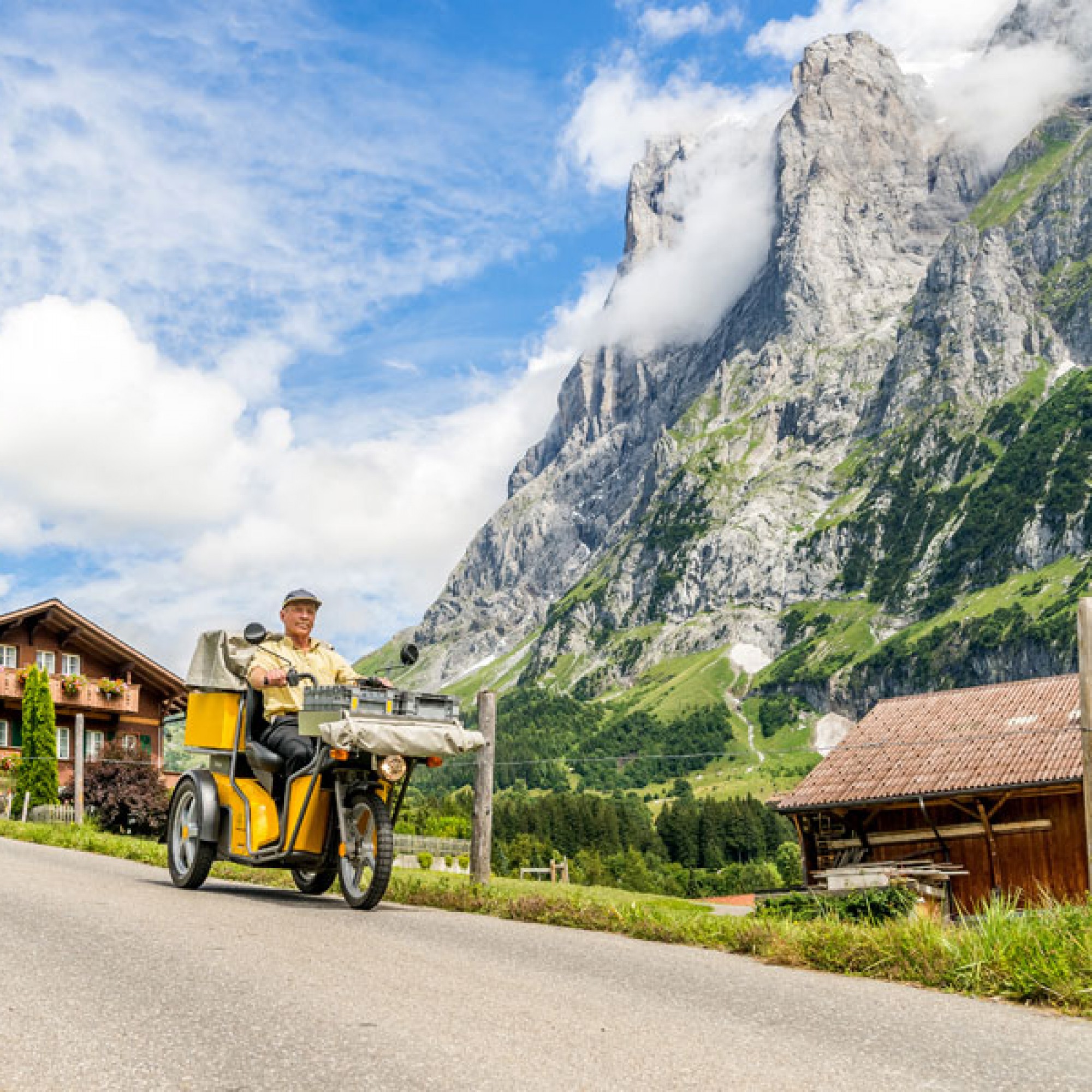 Das erste Leben: In solchen Elektrodreirädern vom Typ Kyburz DXP liefern die Akkus die Antriebsenergie. (Bild: Kyburz Switzerland AG)