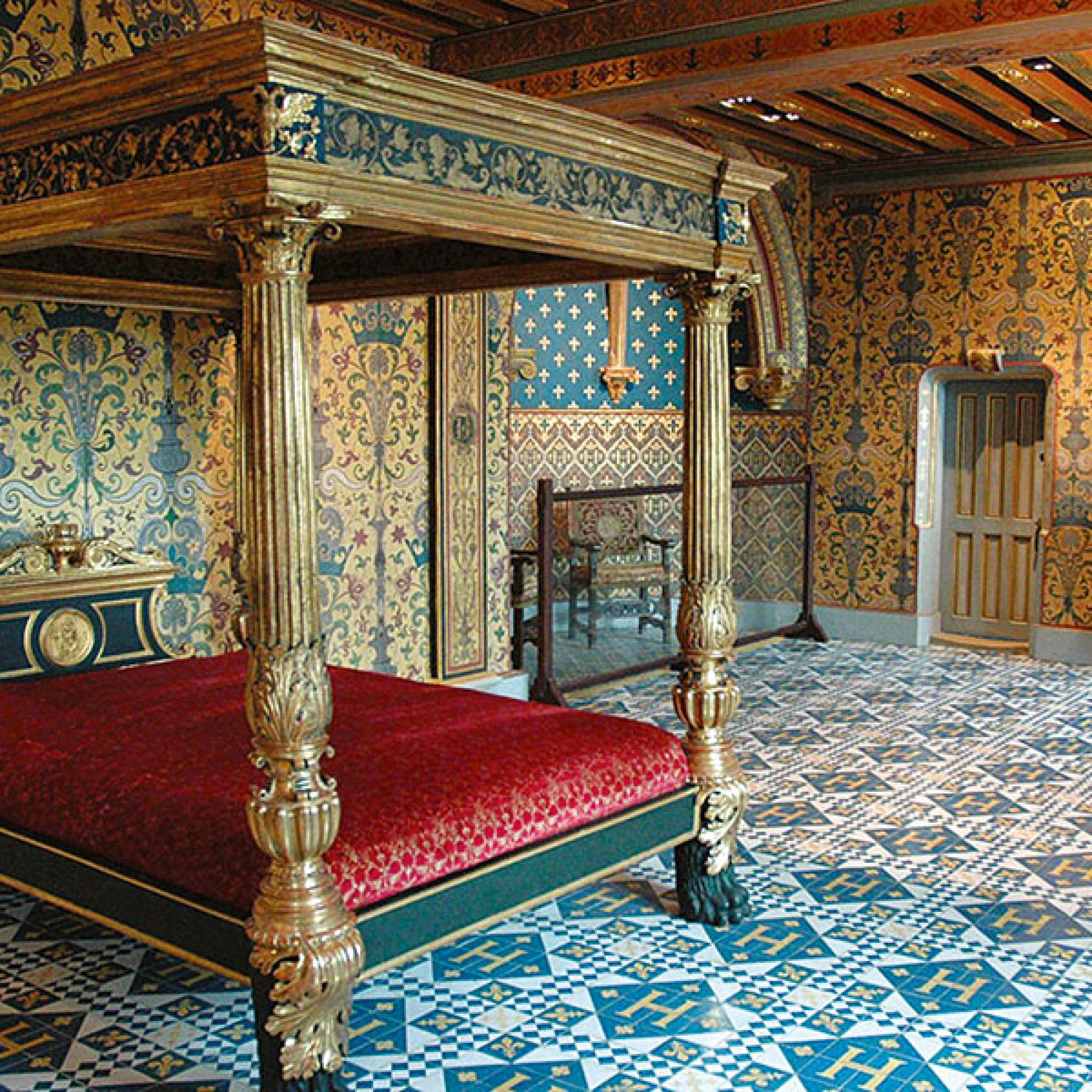 Lieferte der Wandschmuck im Schlazimmer von Franz I. auf Château de Blois. (Studio Baptiste Debombourg & Galerie Patricia Dorfmann, Paris) 