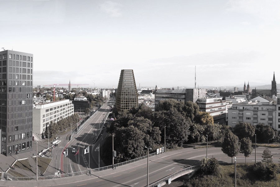 Siegerprojekt für neues Hochhaus an der Basler Heuwaage