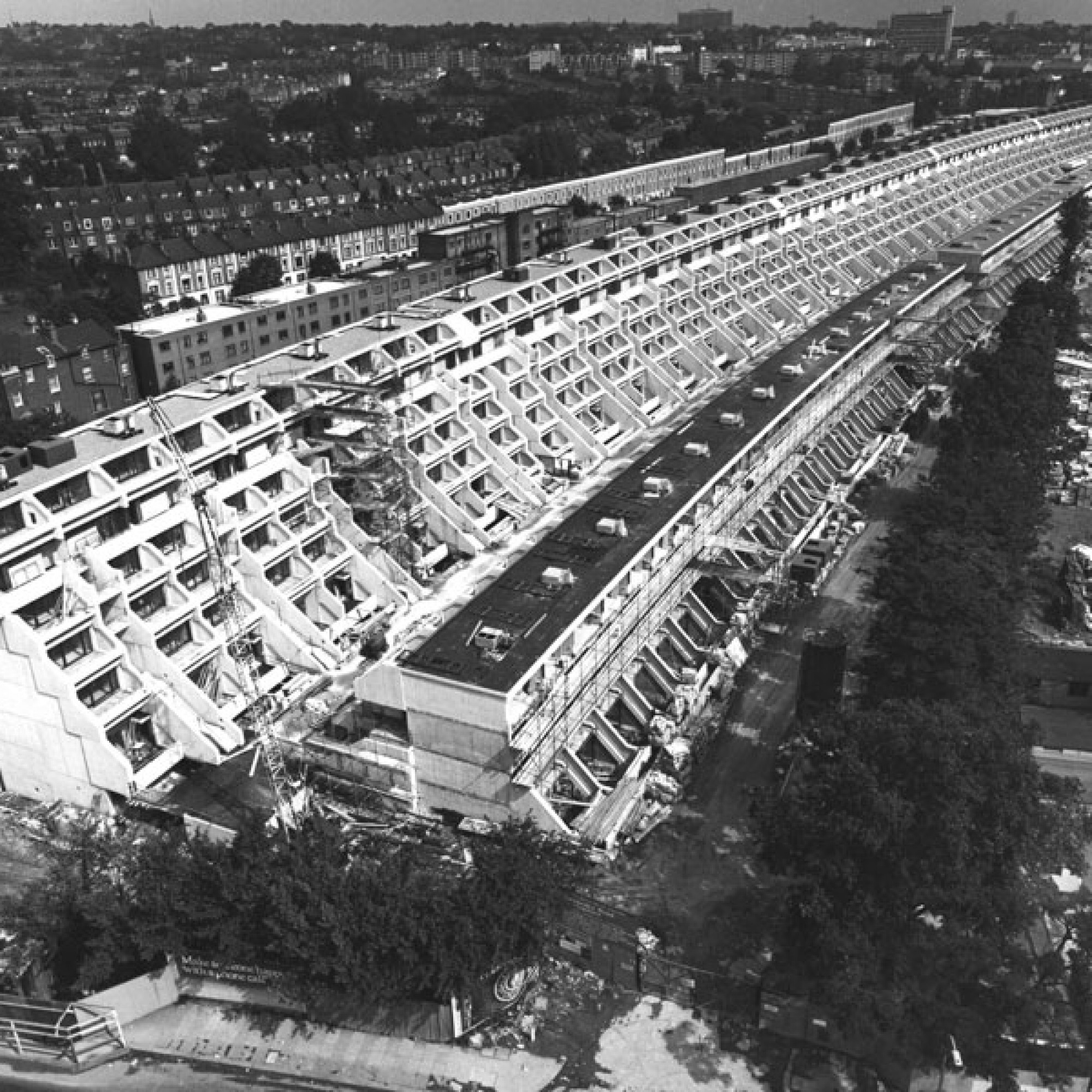 Alexandra Road Estate während des Baus in den 70er-Jahren…