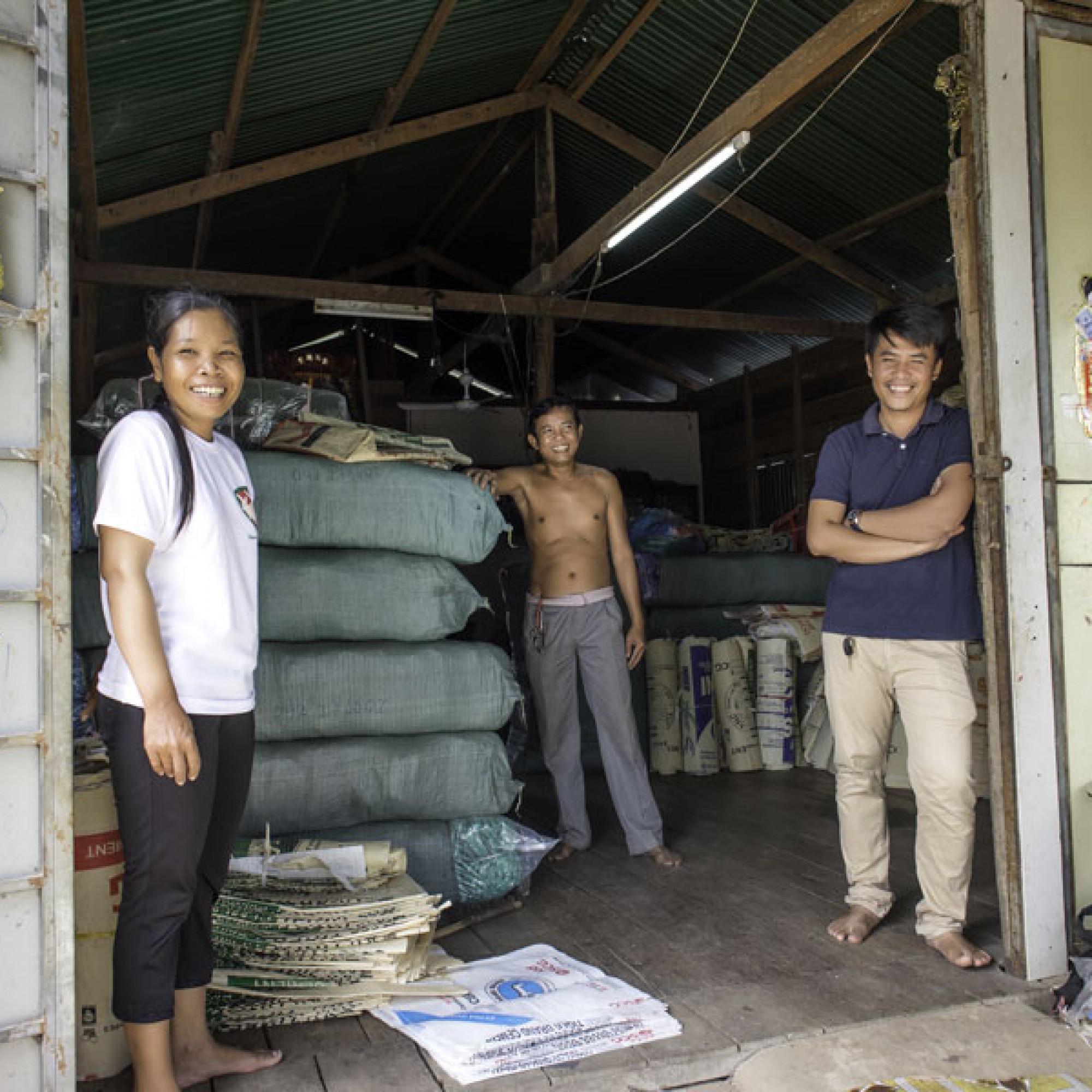 Mitarbeiter in Kambodscha.