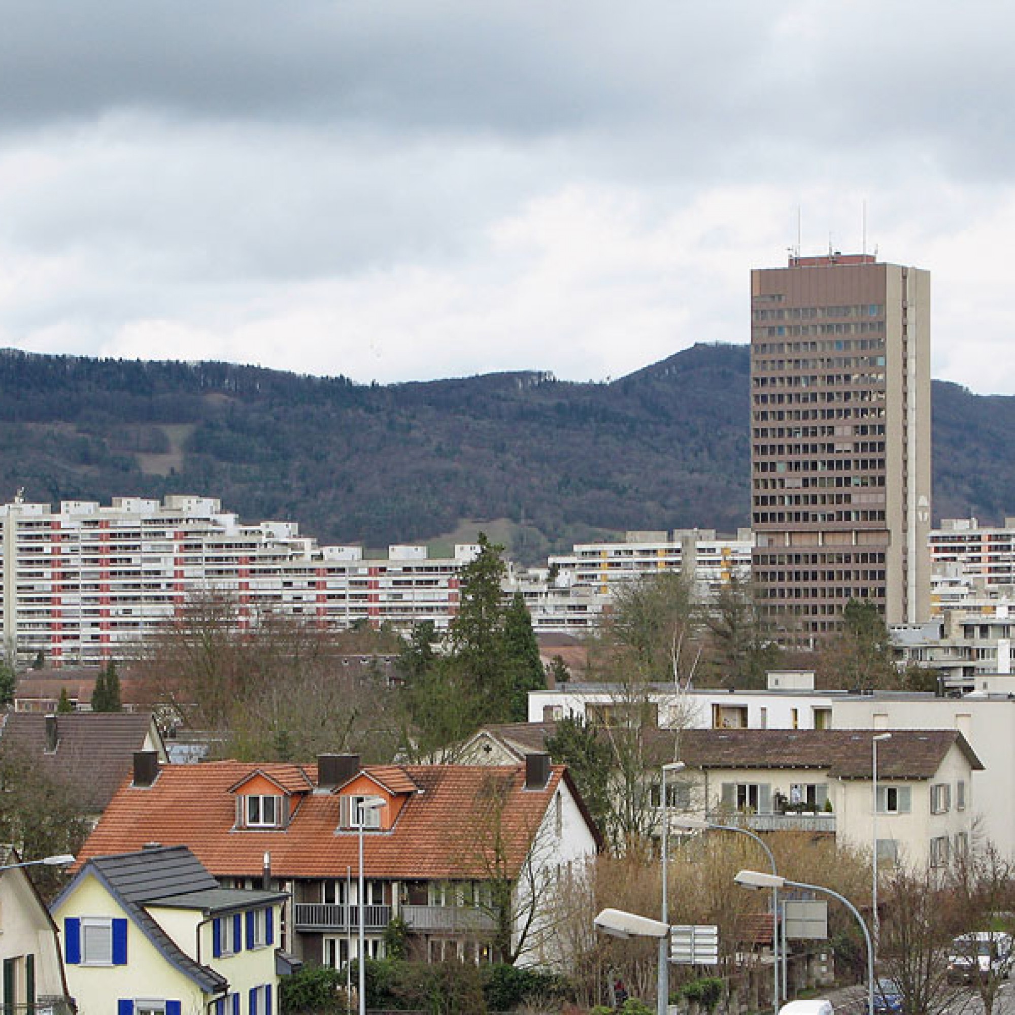 Die "Telli"-Überbauung in Aarau.