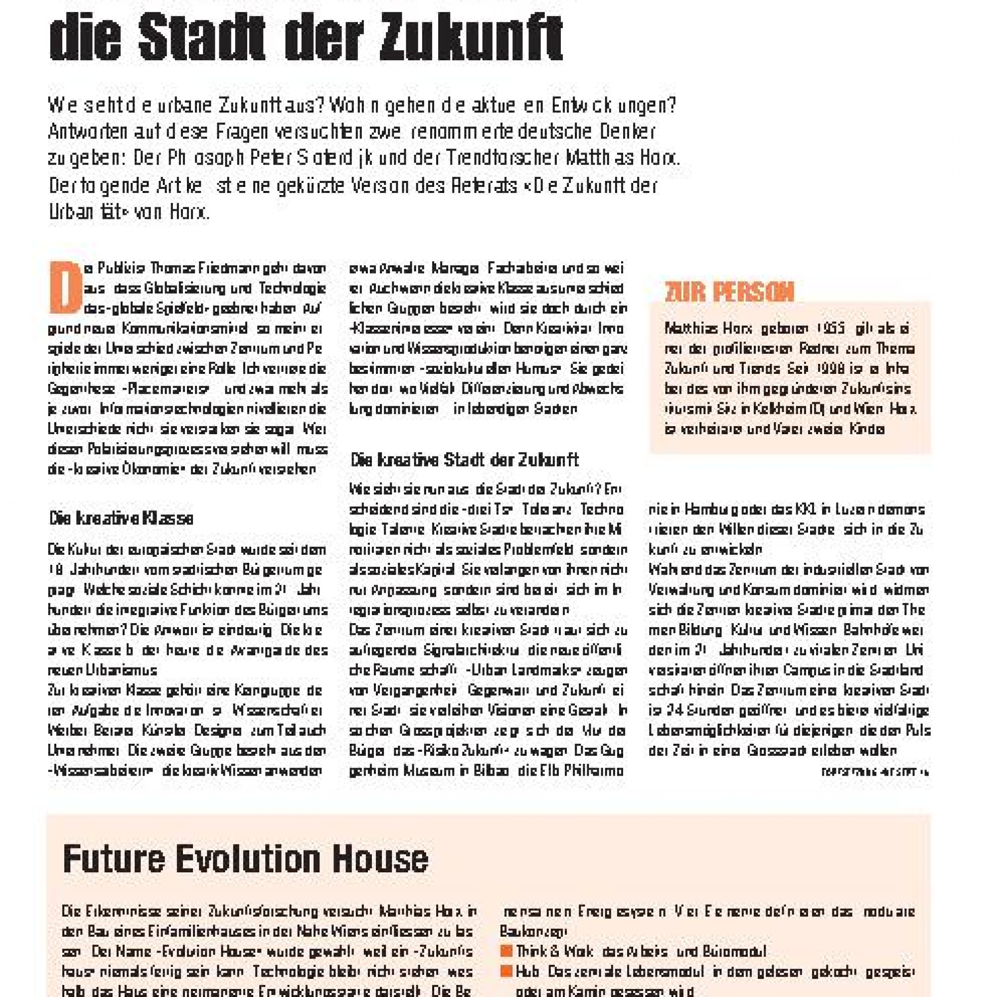 Die Zukunft der Stadt – die Stadt der Zukunft  Baublatt