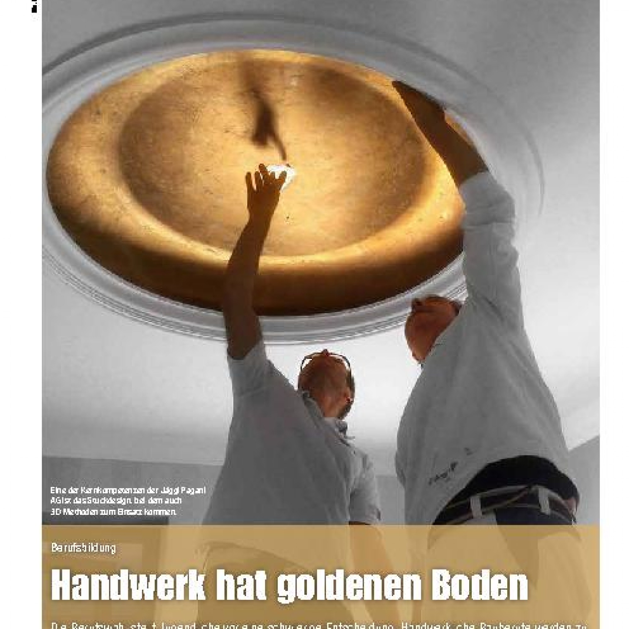 Karierre Handwerk hat goldenen Boden Baublatt