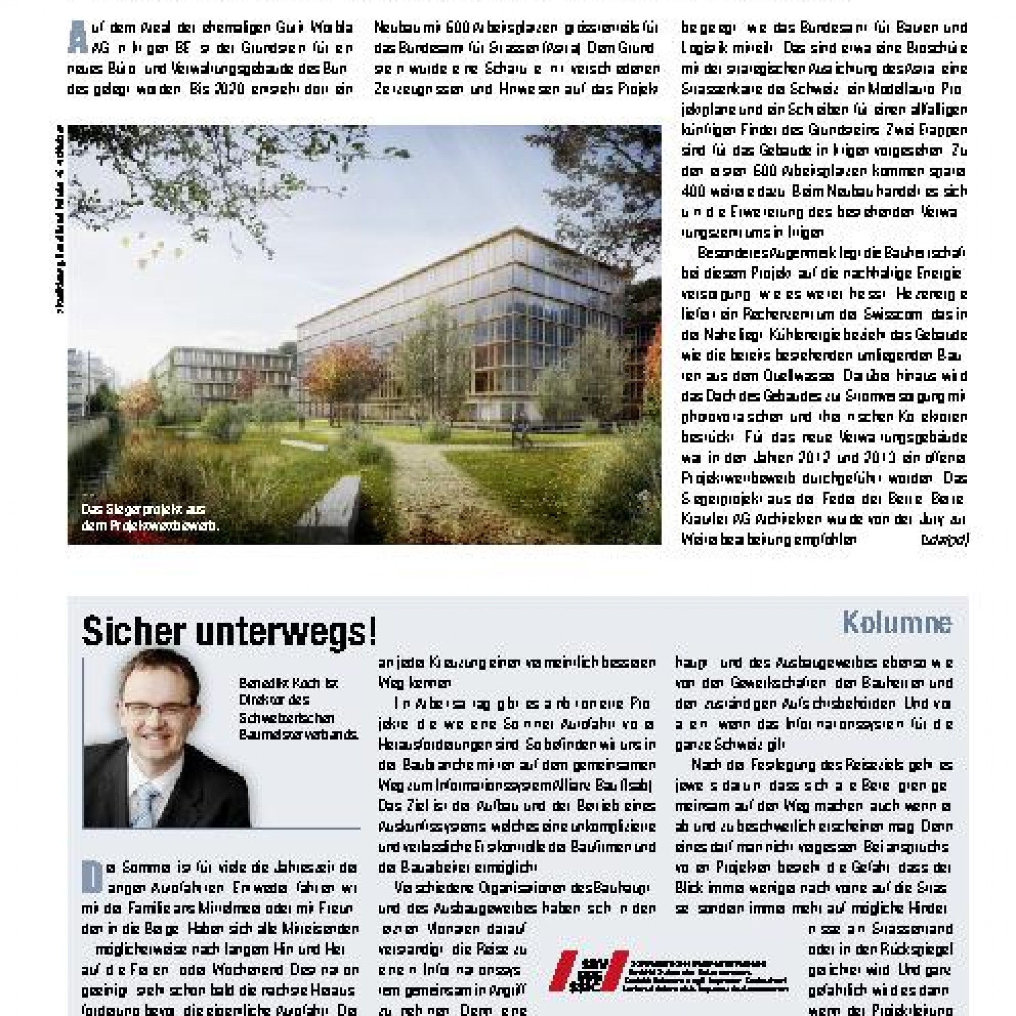 Jens Rott Bundesbauten: Strassenamt erhält neues Zuhause | Baublatt