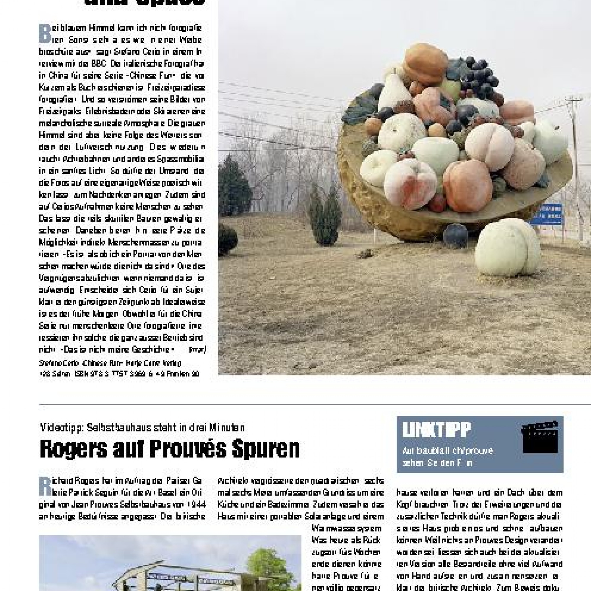 Buchtipp «Chinese Fun» Melancholie und Spass Baublatt