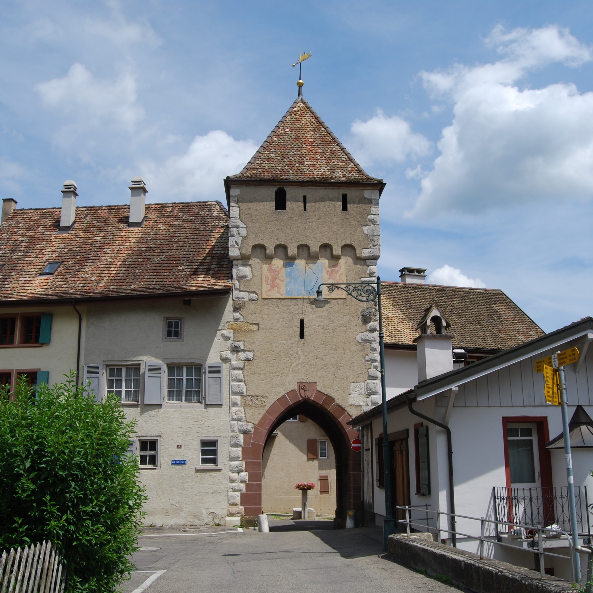 Das obere Stadttor von Waldenburg 