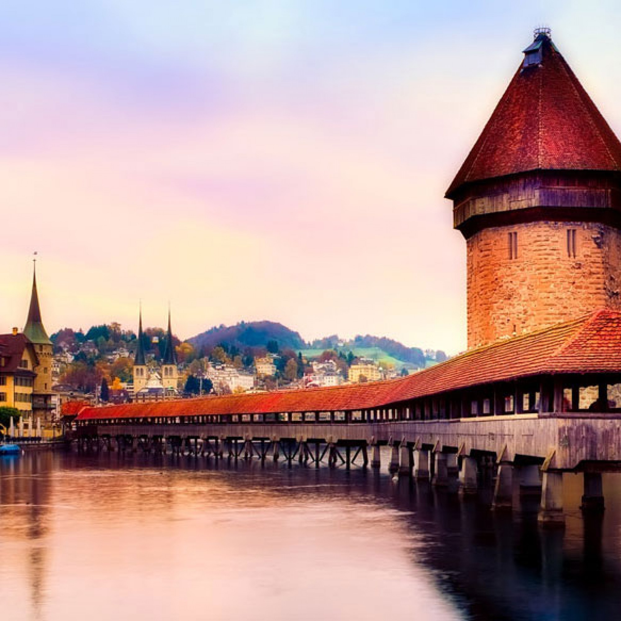 Kapellbrücke in Luzern.