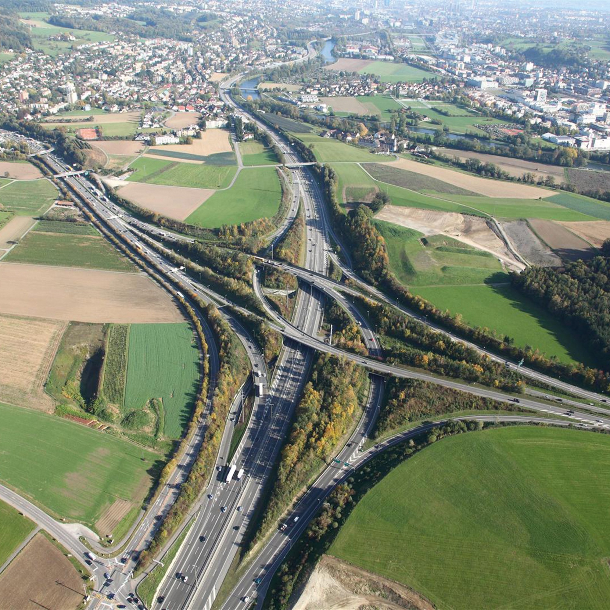 Die A1-Nordumfahrung in Zürich.