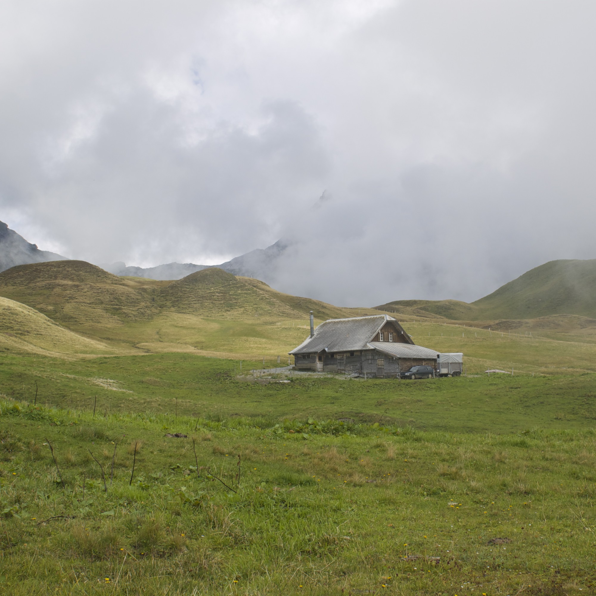 Bauernhaus auf der Tannalp in der Gemeinde Kerns im Kanton Obwalden, Symbolbild.