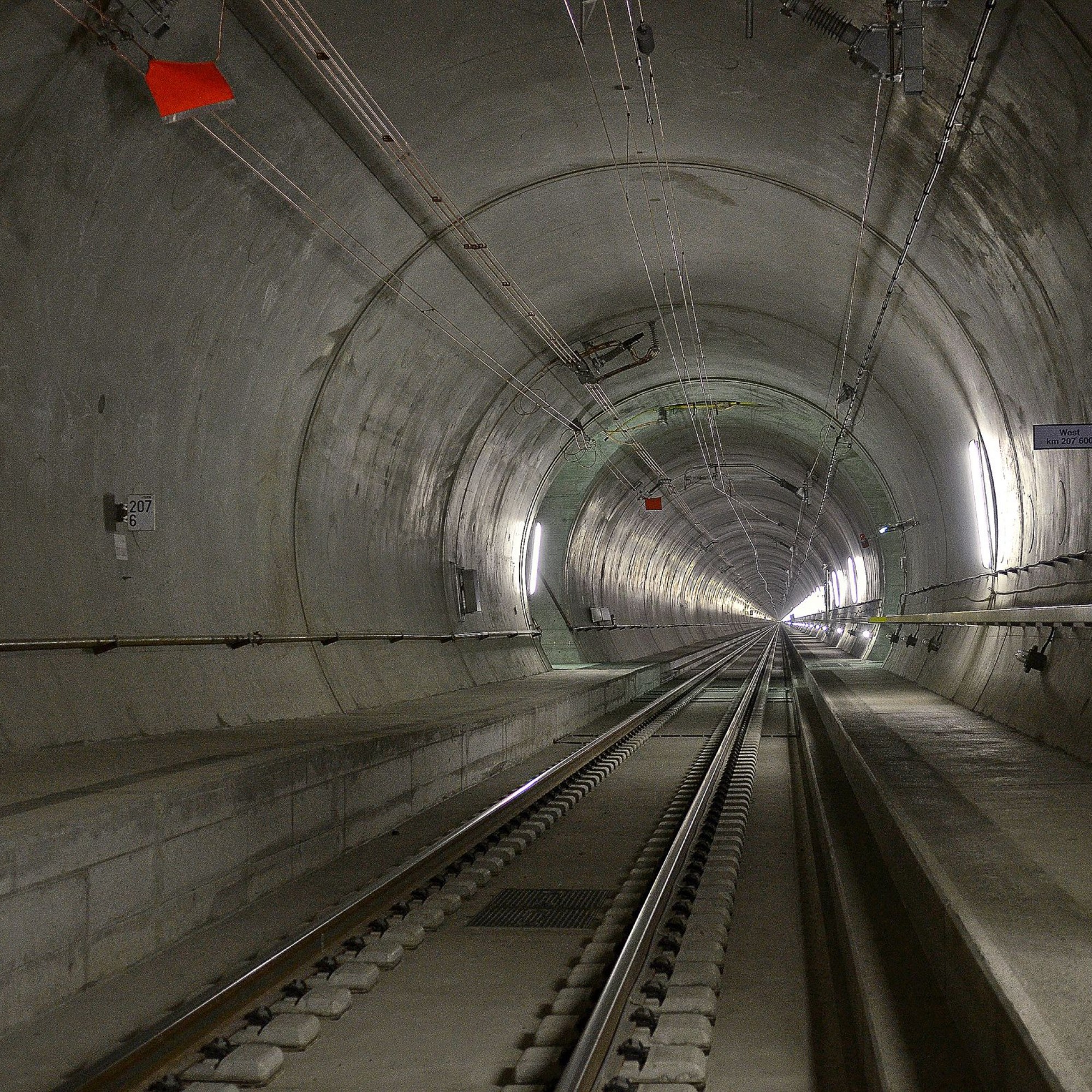 Im Gotthard-Basistunnel