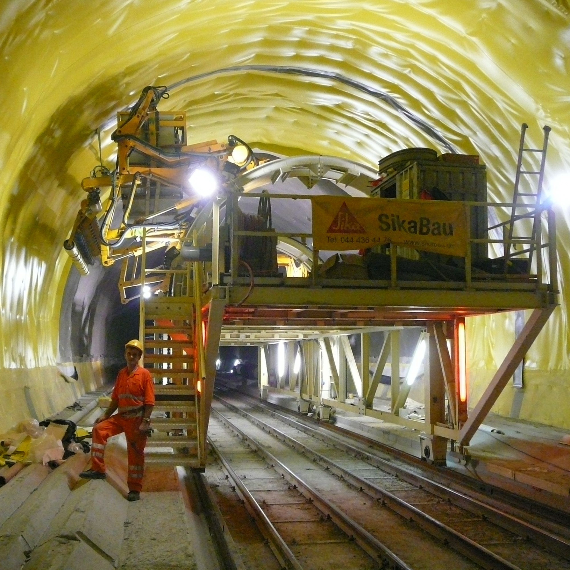 So farbenfroh kann Tunnelabdichtung sein.