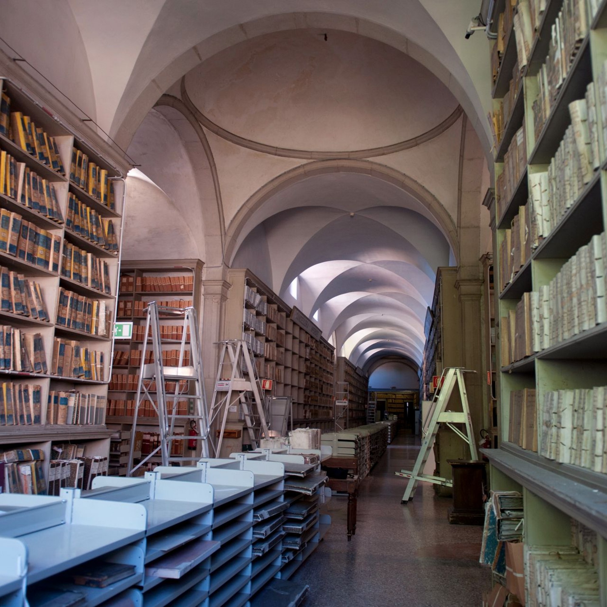 Das umfangreiche Archiv von Venedig.