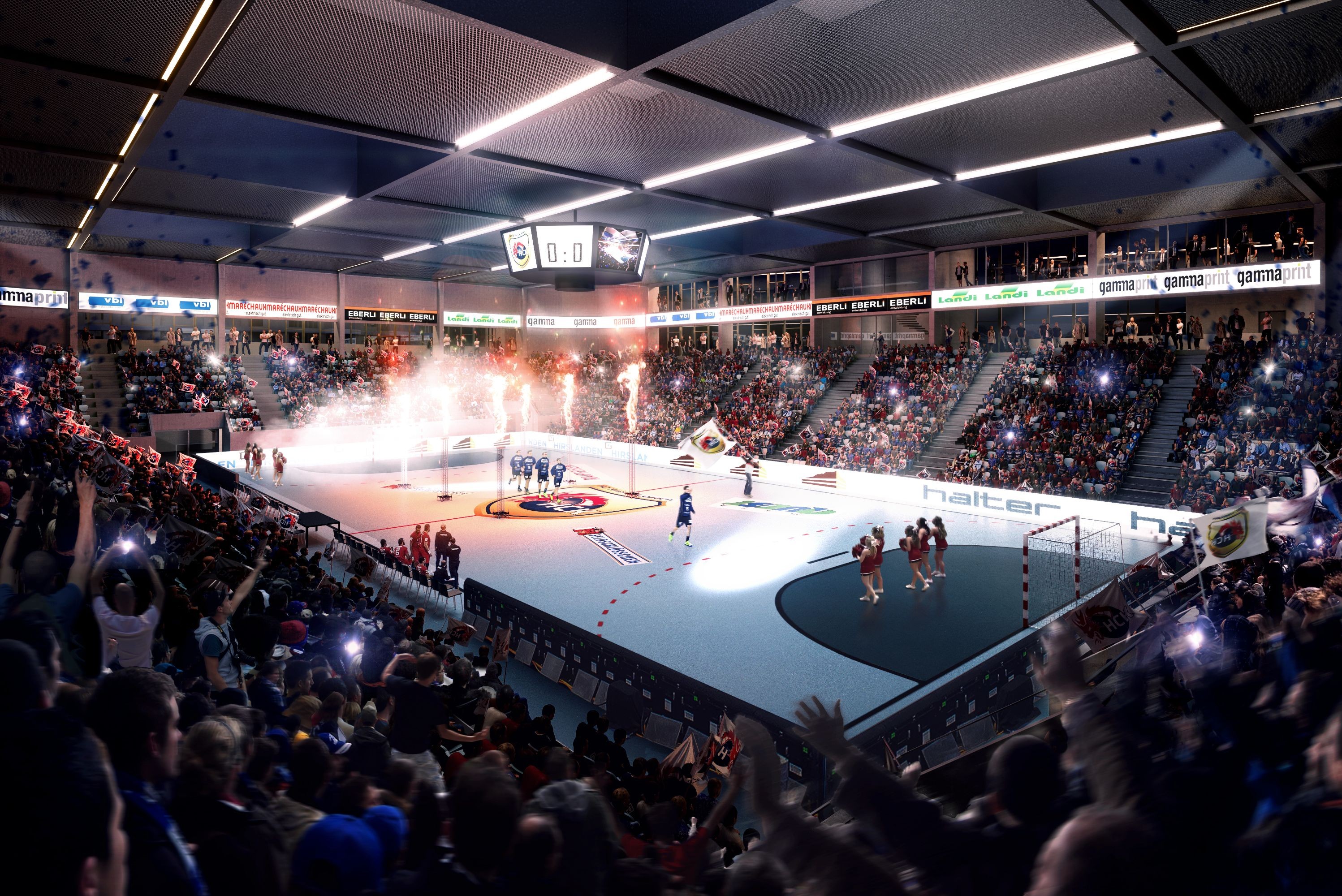 Die Pilatus Arena soll eine multifunktionale Sport- und Eventhalle mit 4’000 Plätzen werden.