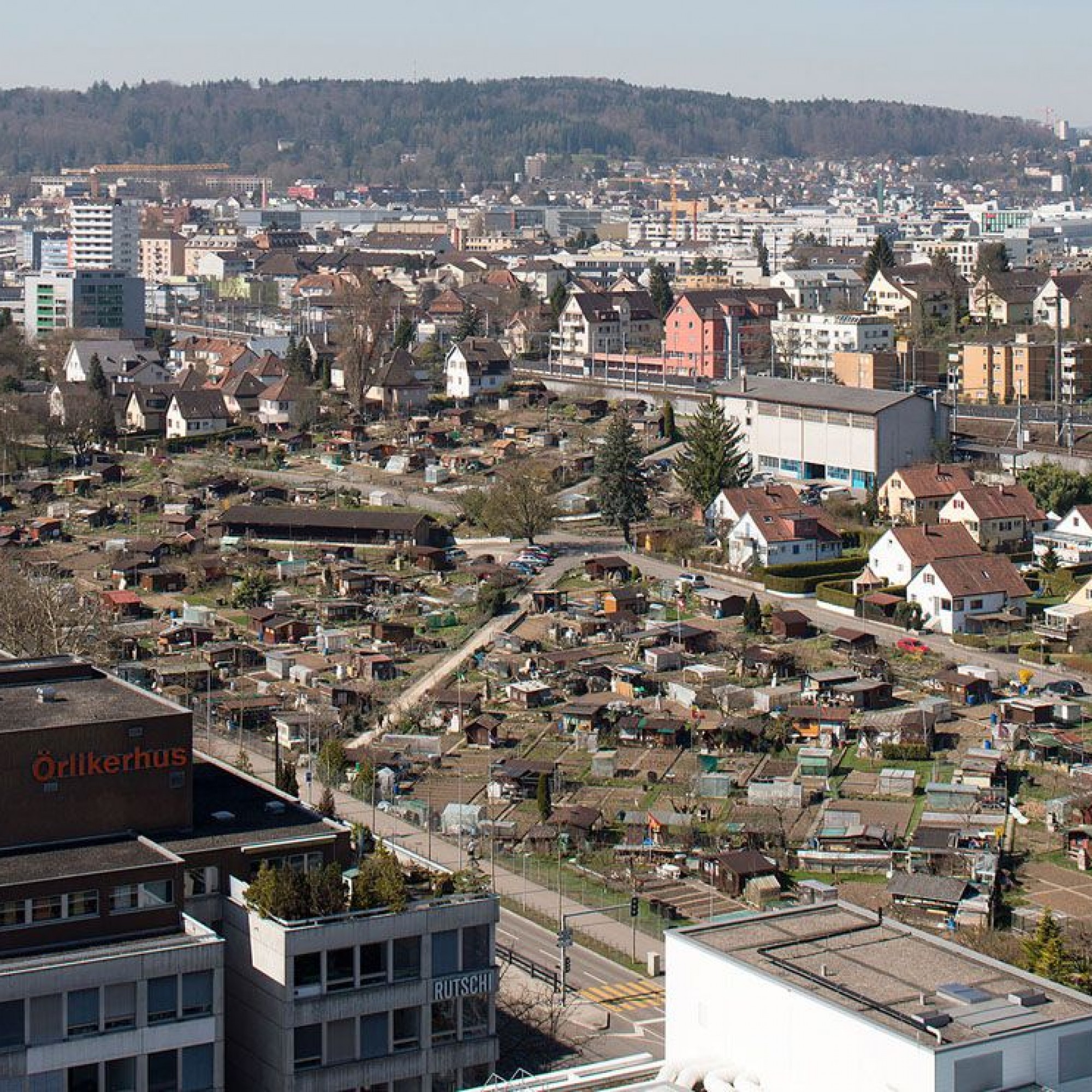 So sieht das Leutschenbach-Areal in Oerlikon heute aus.