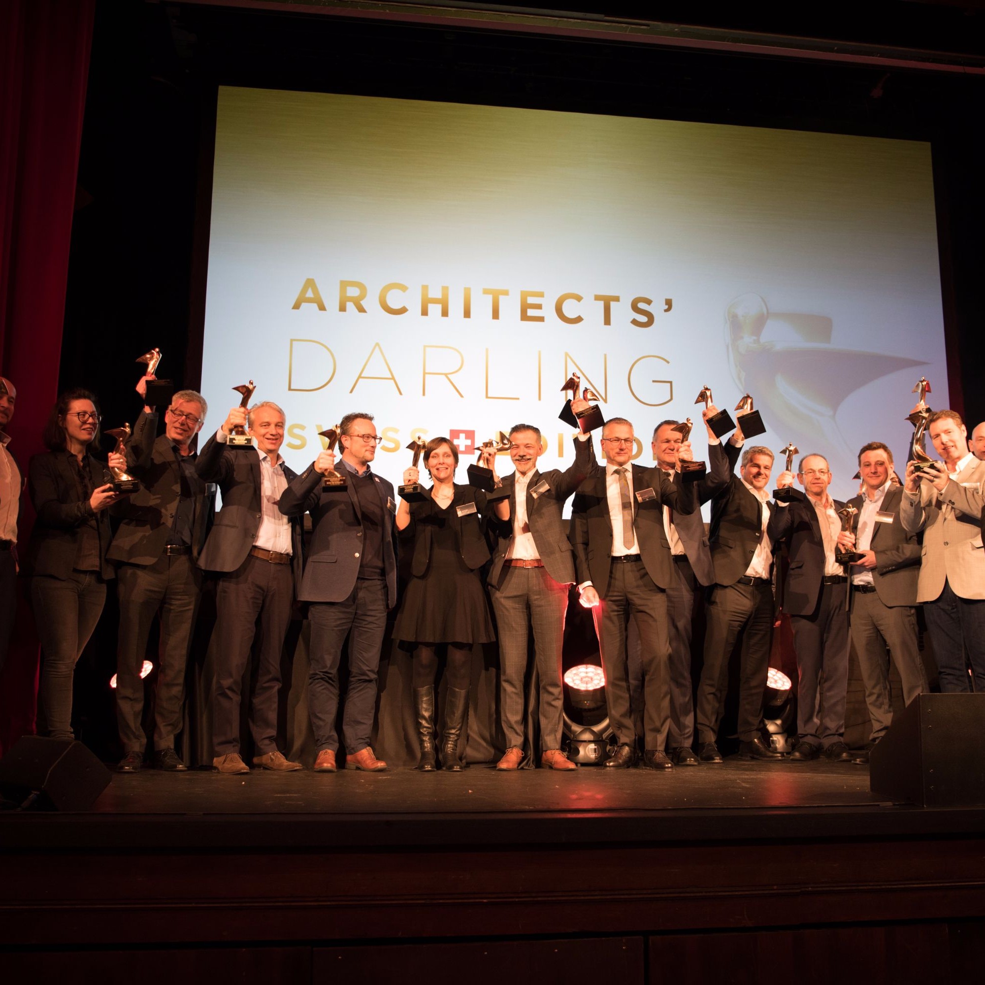 Die gekürten Sieger des «Architects’ Darling Swiss Edition».