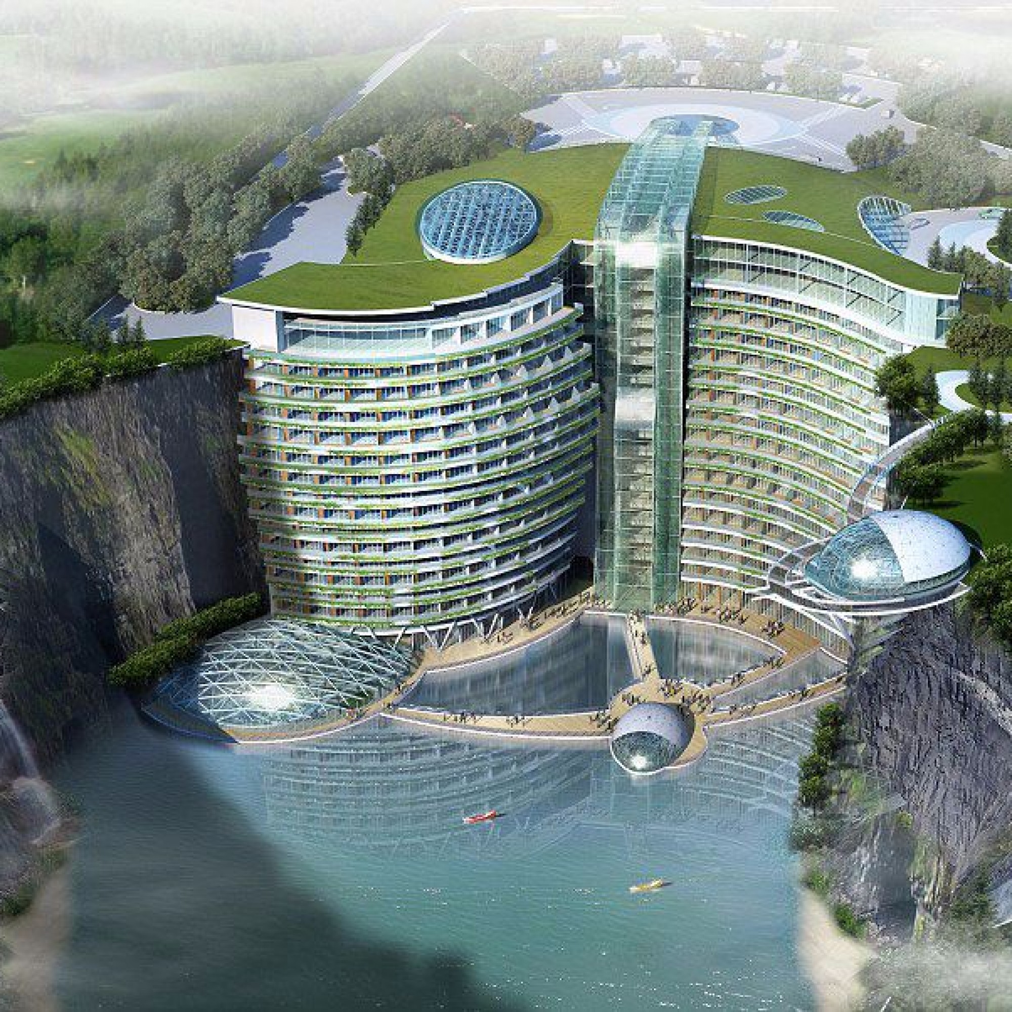 Das Fünf-Sterne-Hotel in China soll Ende 2018 eröffnet werden.