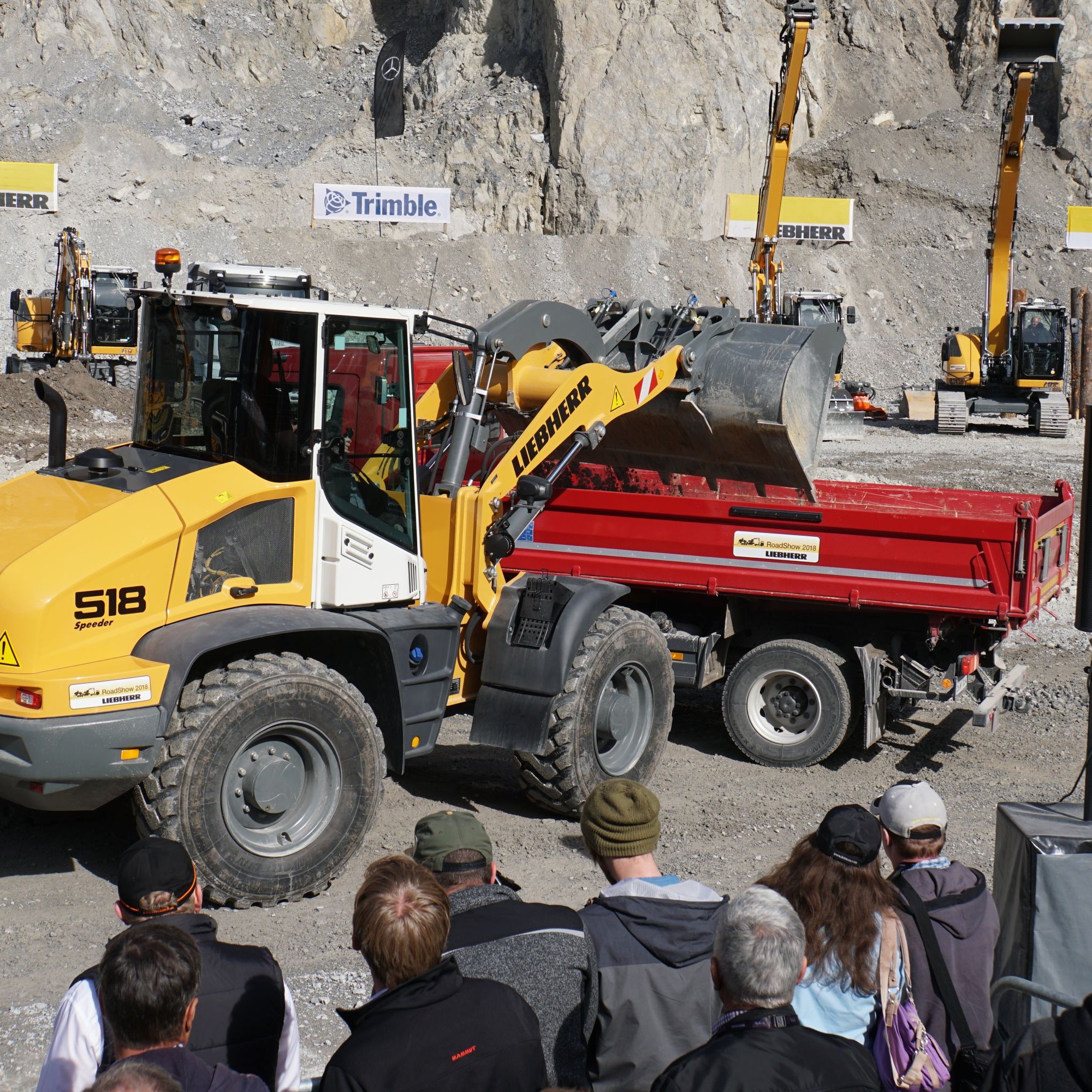 Klein und flexibel einsetzbar: der Liebherr-Radlader "L 518 Stereo Speeder".