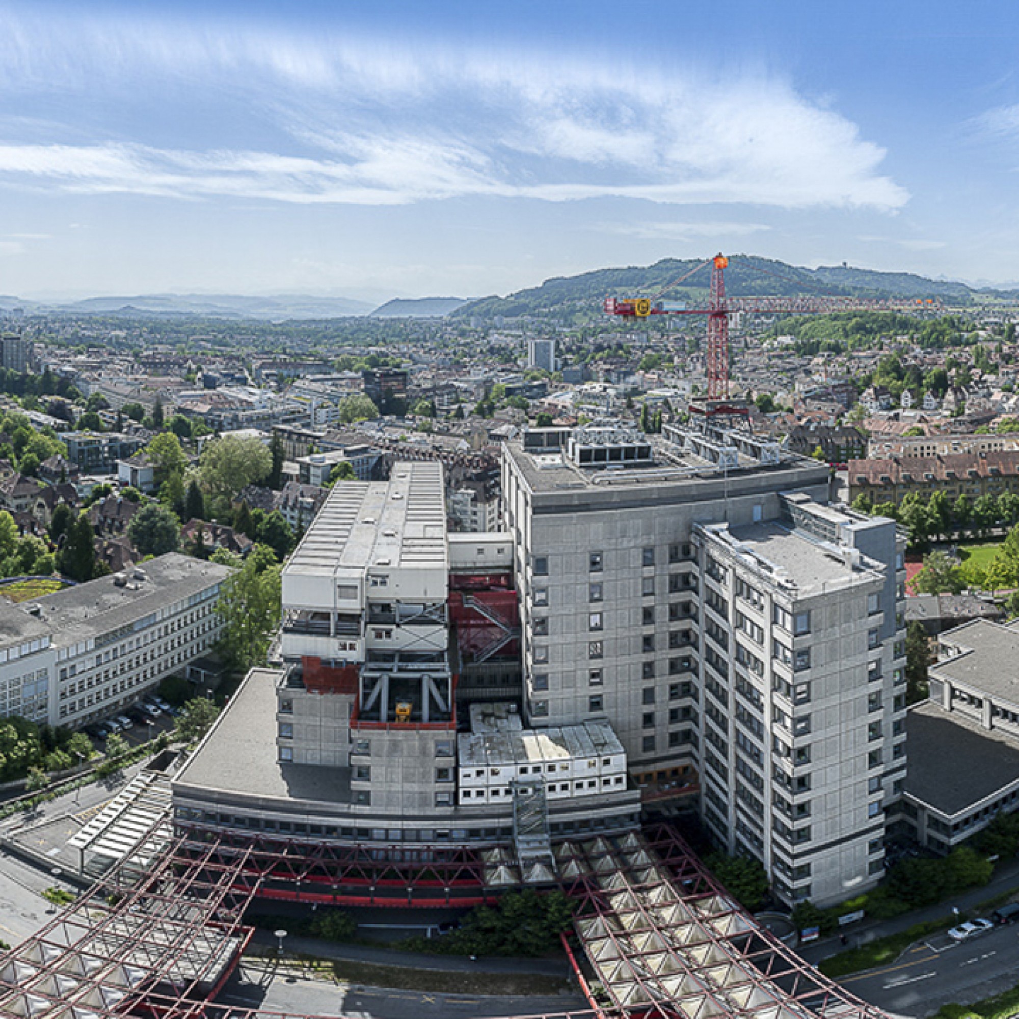 In Bern schreitet der Ausbau des Inselspitals voran.