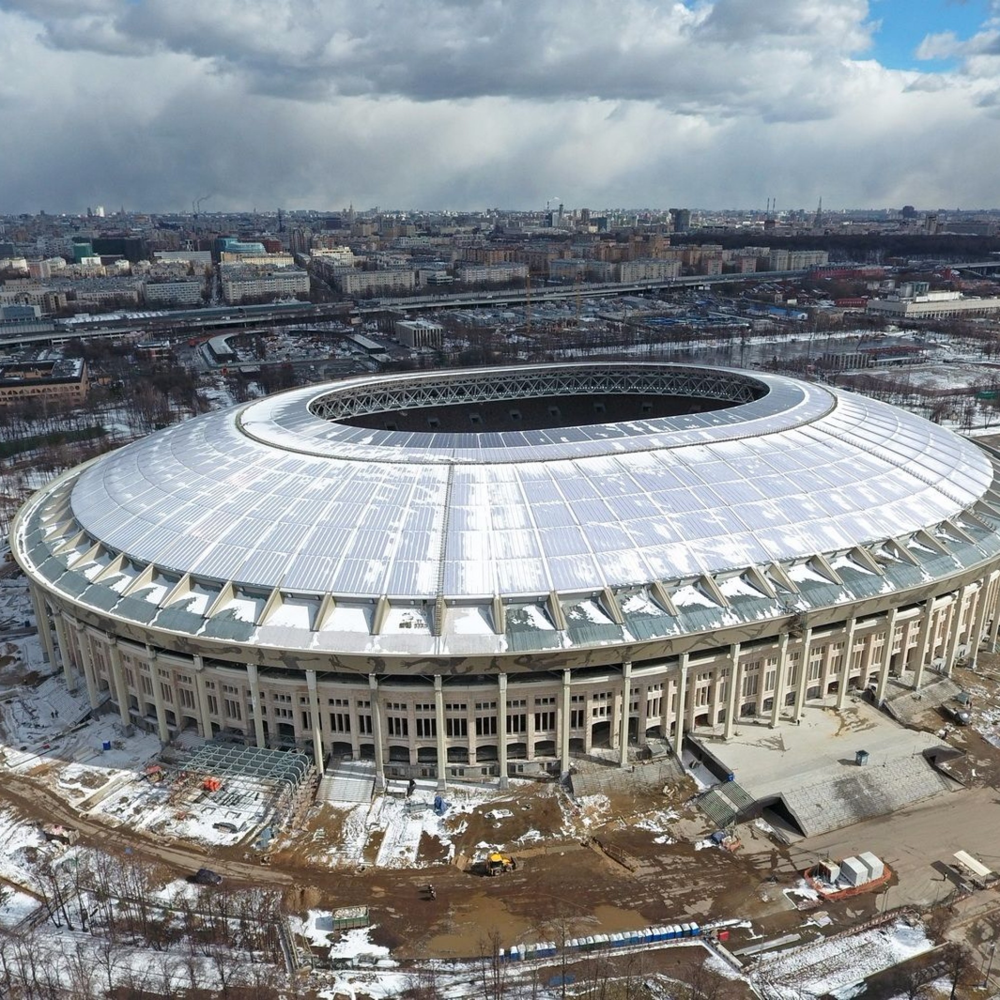 Das Stadion im März 2017.