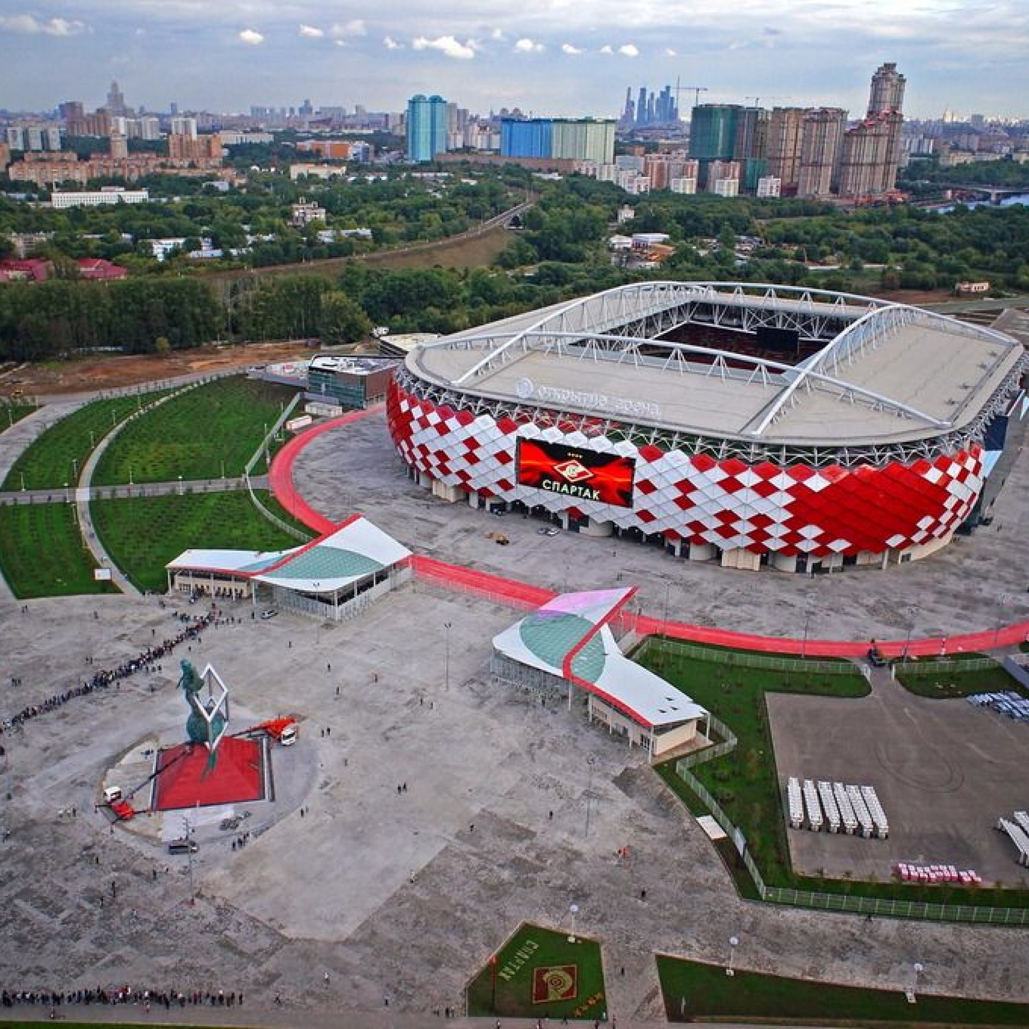 Das Stadium steht in Moskau.