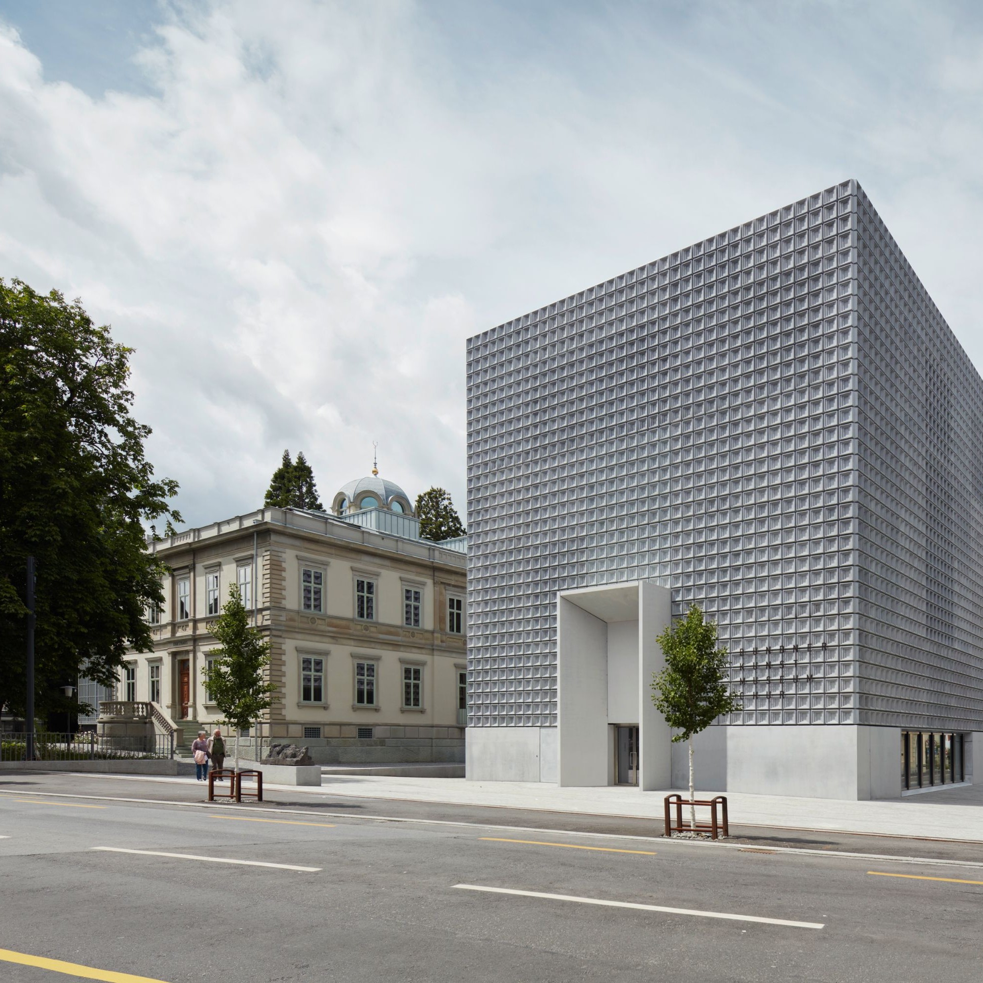 Das Bündner Kunstmuseum in Chur kurz nach der Eröffnung.