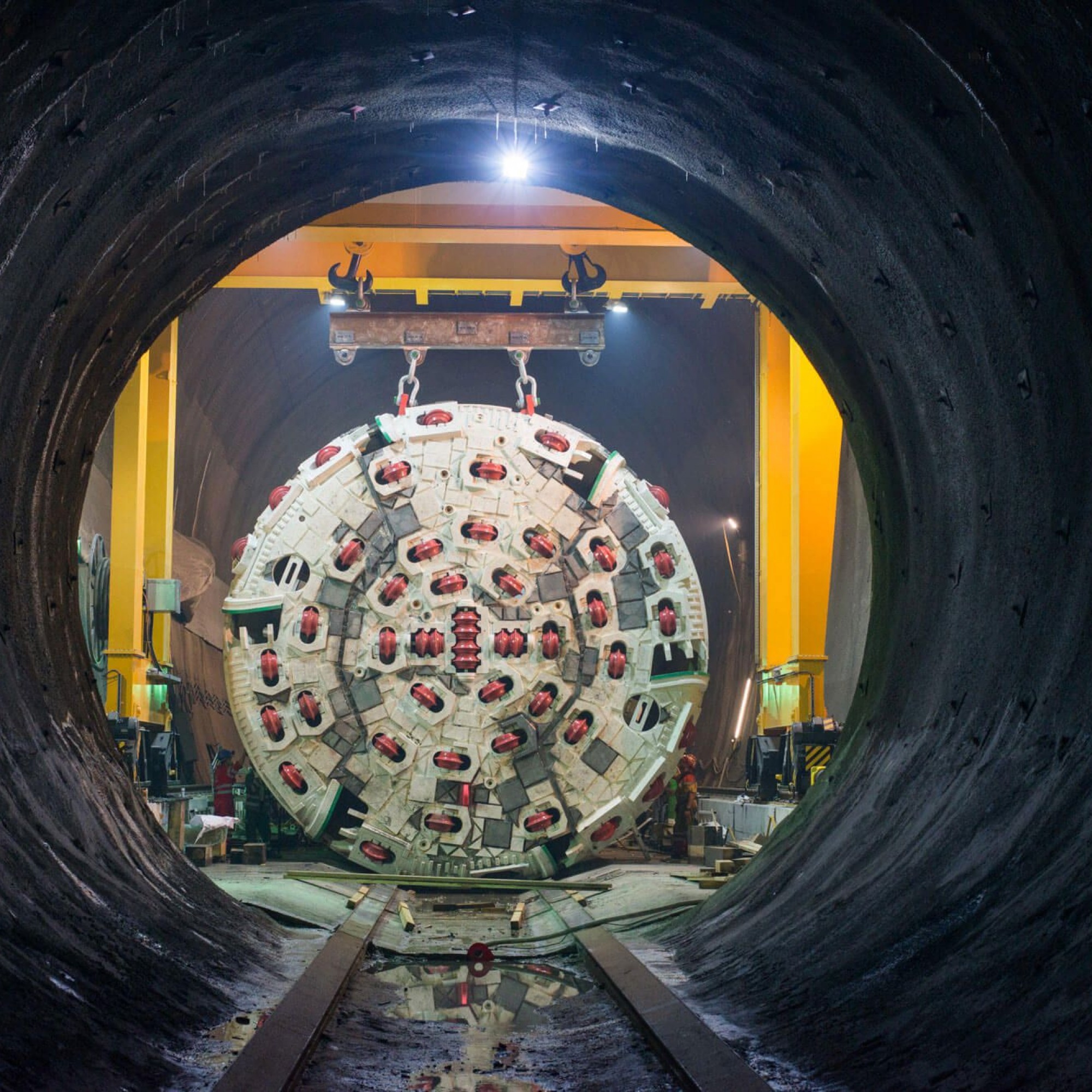 Brenner-Basistunnel: Erkundungsstollen Ahrental-Pfons des Brenner-Basistunnels.