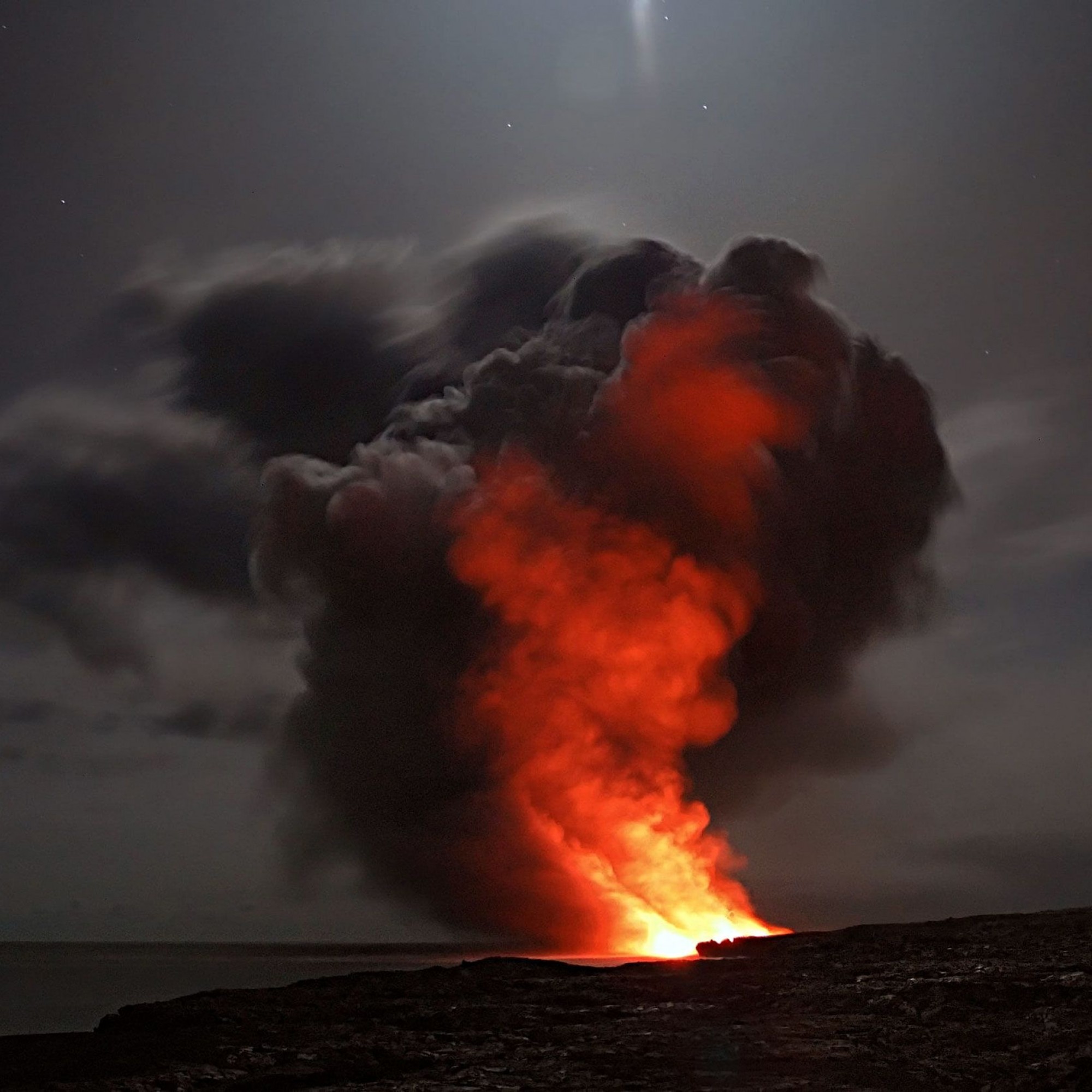 Vulkan auf Hawaii