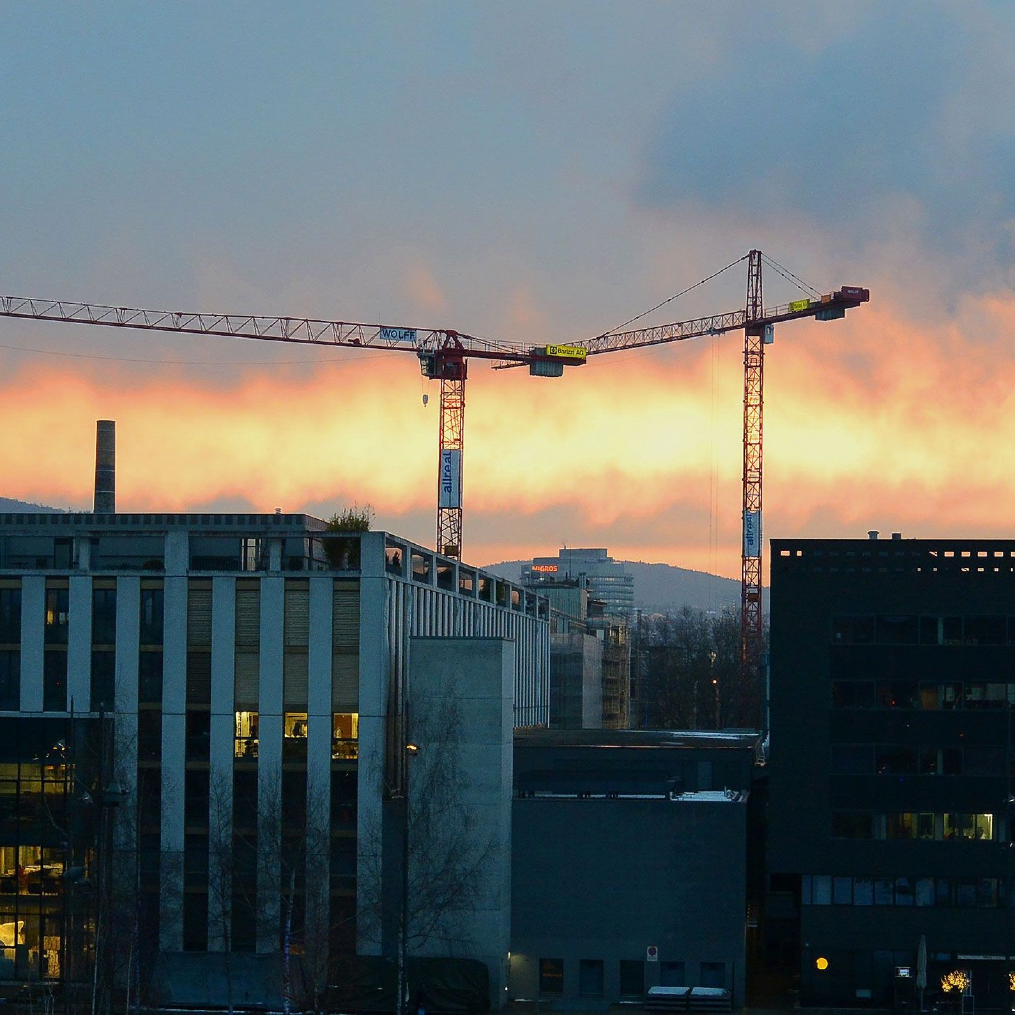 Morgen in Zürich West.