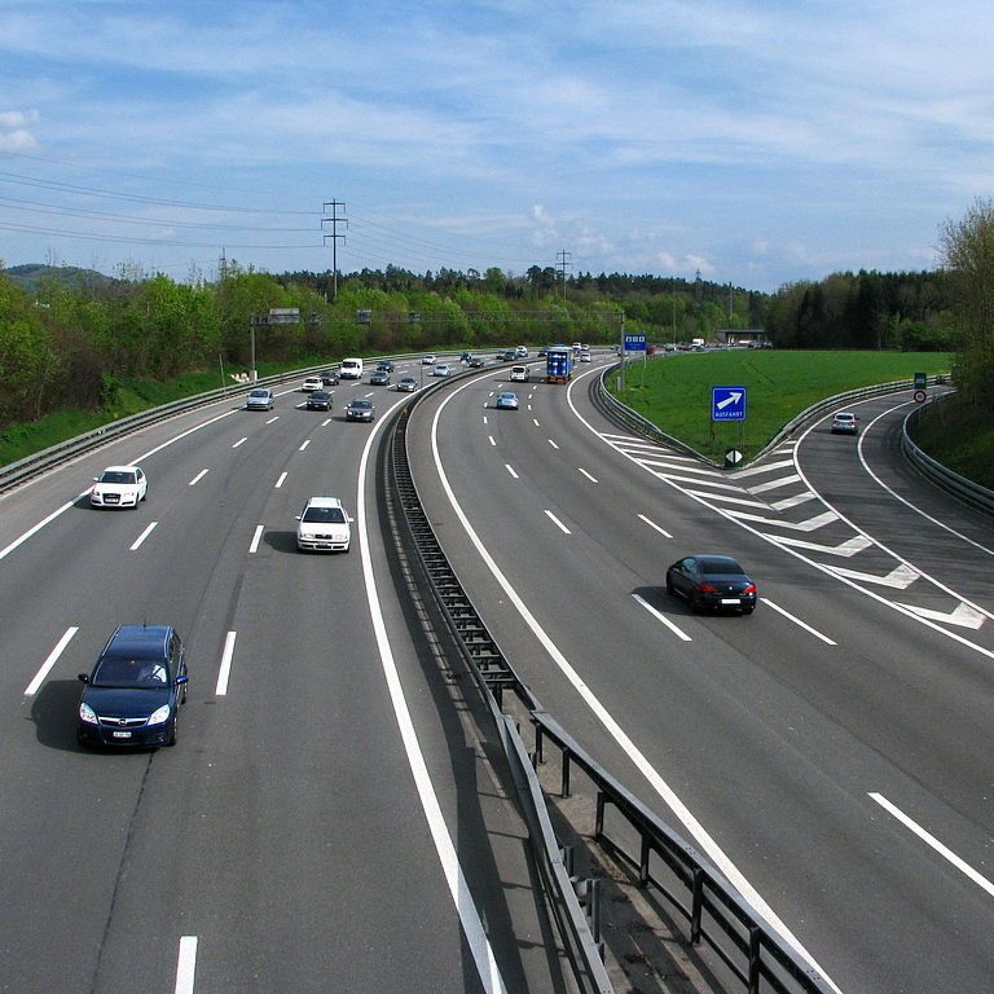 A1 in Wettingen im Limmattal.