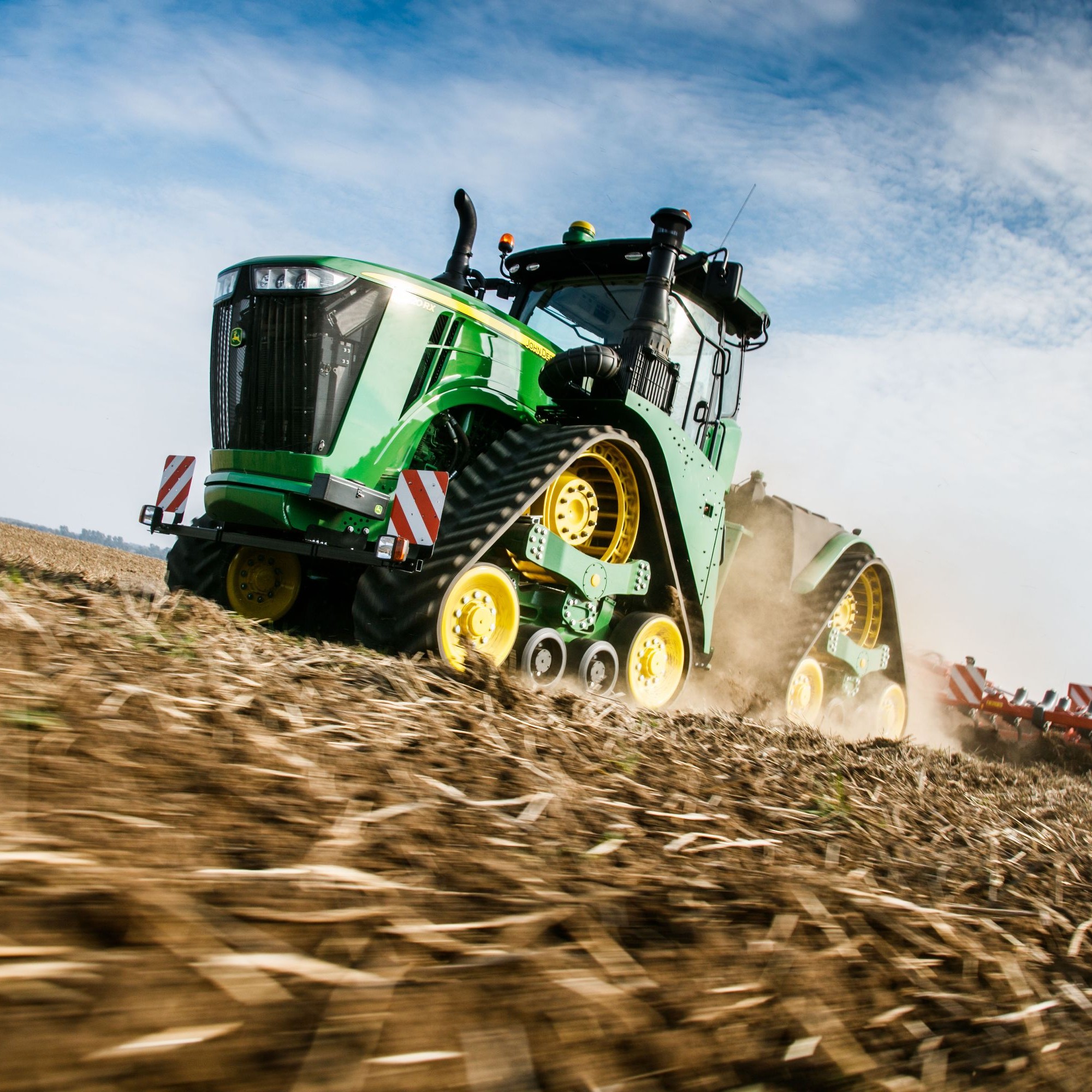 Platz 4: Der John Deere 9620RX verfügt über 670 PS und wiegt 25 Tonnen.