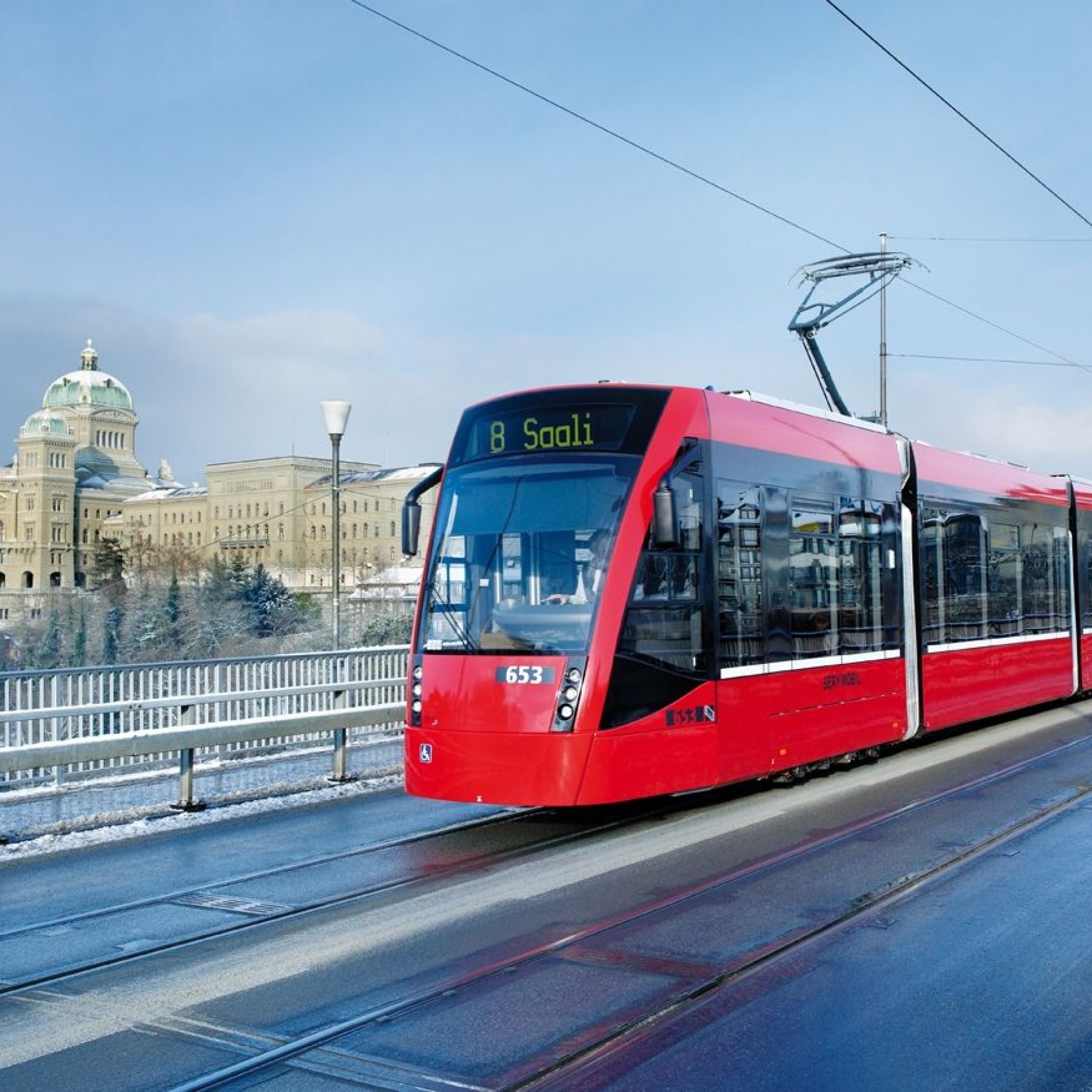 Tram von Bernmobil.