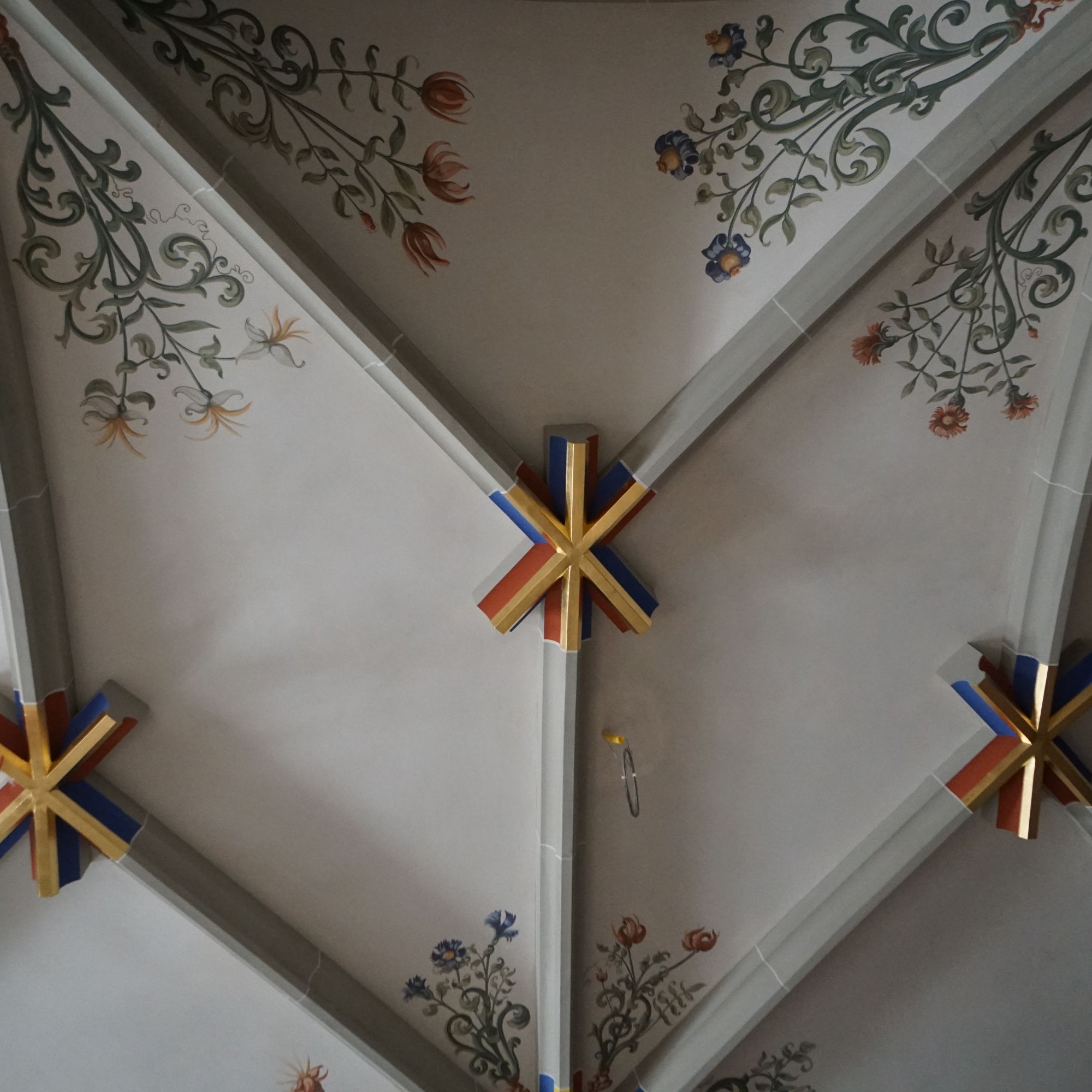 Die Malereien in der unteren Kapelle wurden neu gefertigt.