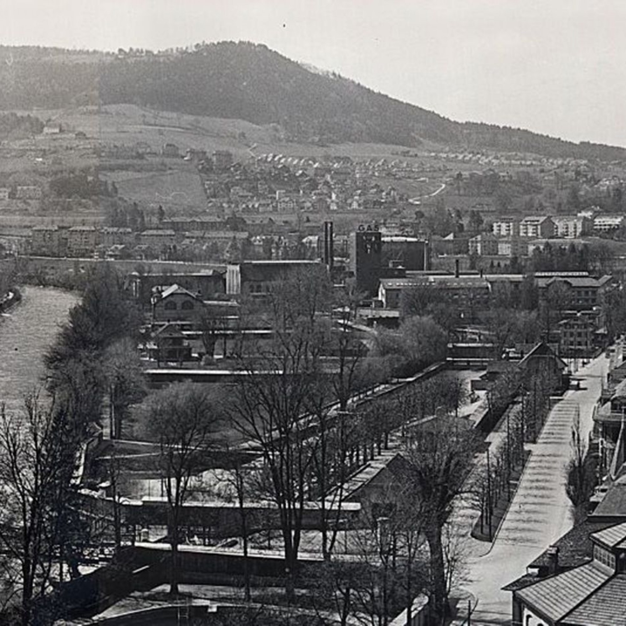 Historisches Bild, aufgenommen zwischen 1929 - 1940: Wird das Marzilibad wieder zur Insel? 