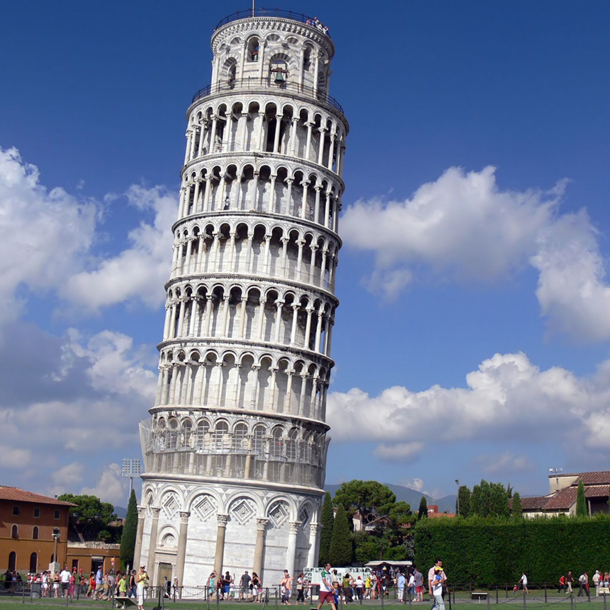 ... es ist der schiefe Turm von Pisa. 