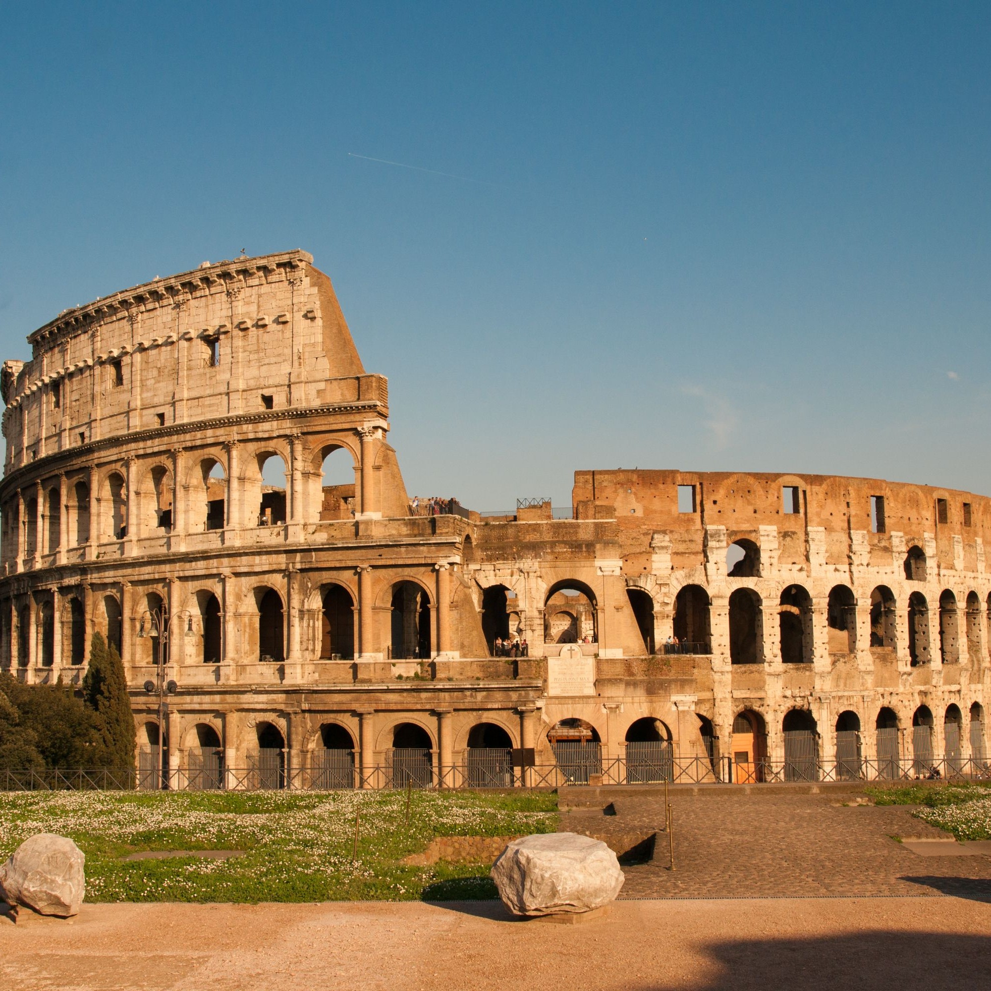 Lösung: Das Kolosseum in Rom.