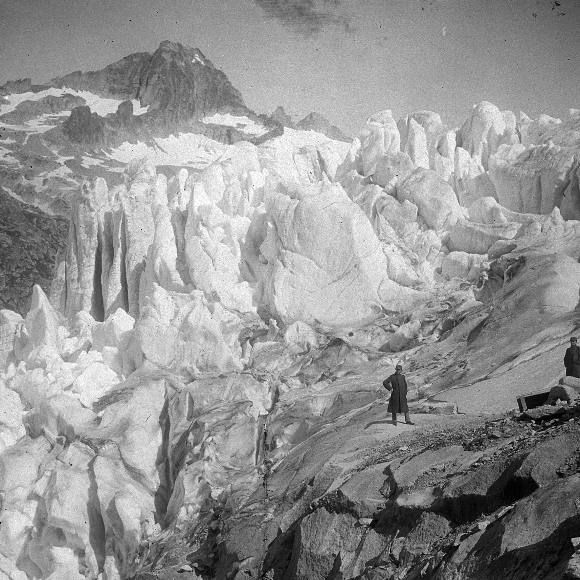 Rhonegletscher um 1905.