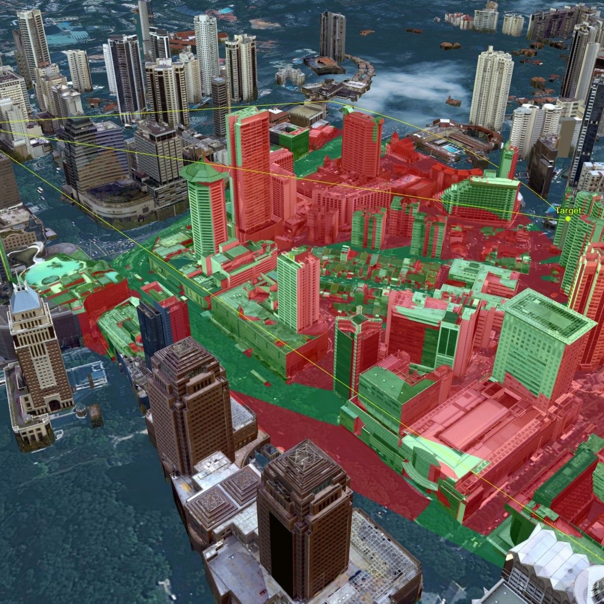 «3D Urban Planner» ist der Name eines in Singapur entwickelten Planungstools, dass die Auswirkungen von Bauprojekten testet und bewertet.