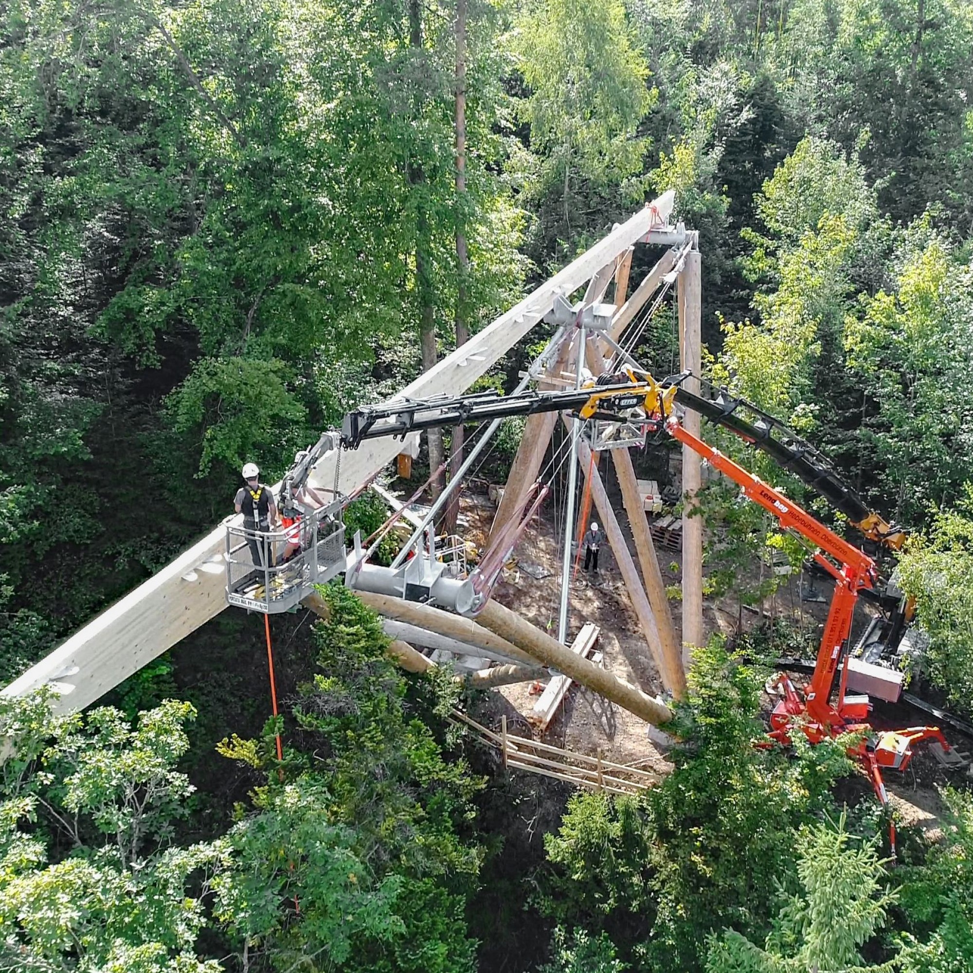 Baumwipfelpfad in Mogelsberg.