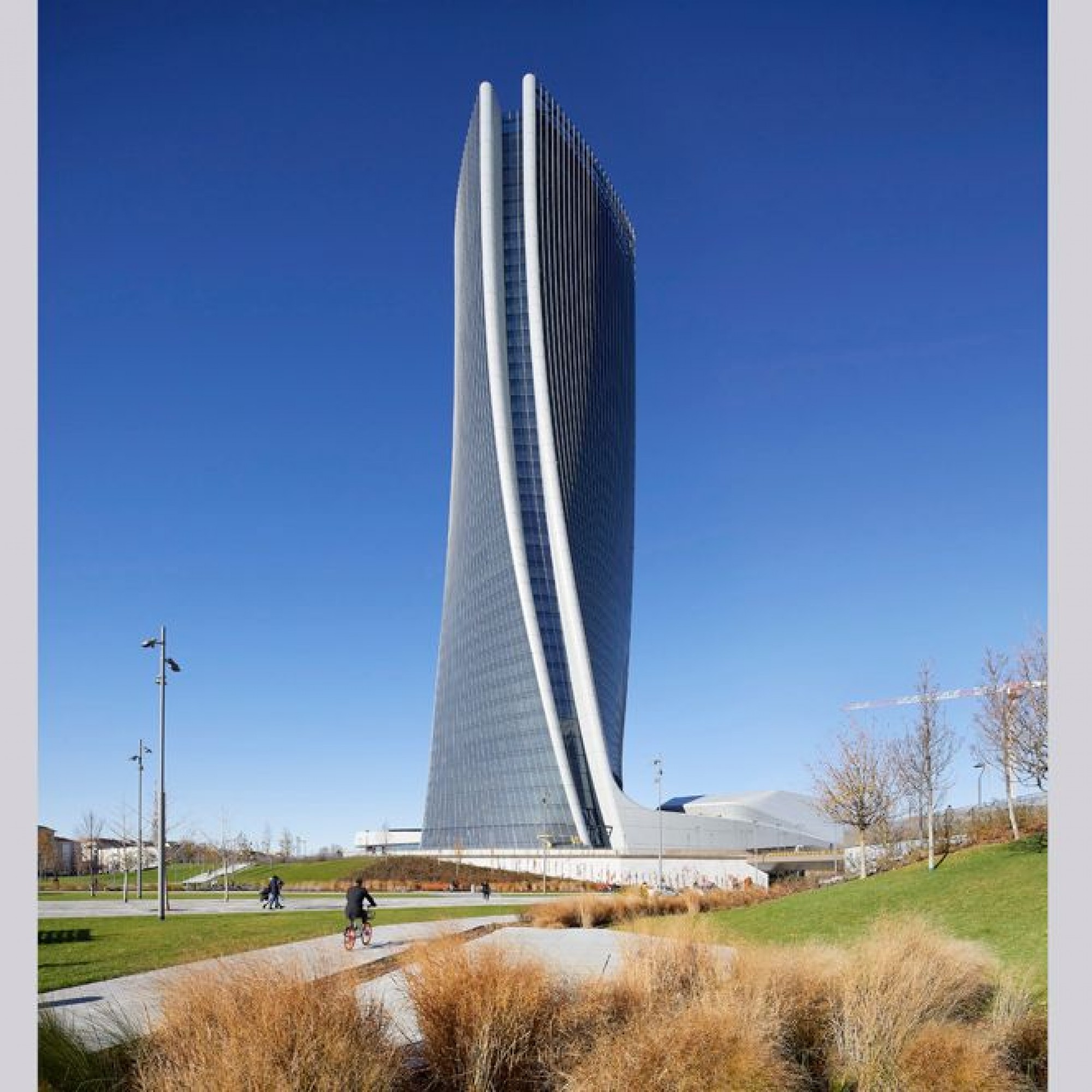 Platz 2: Generali-Tower in Mailand, Italien, 177 Meter hoch, 44 Etagen, Zaha Hadid Architects